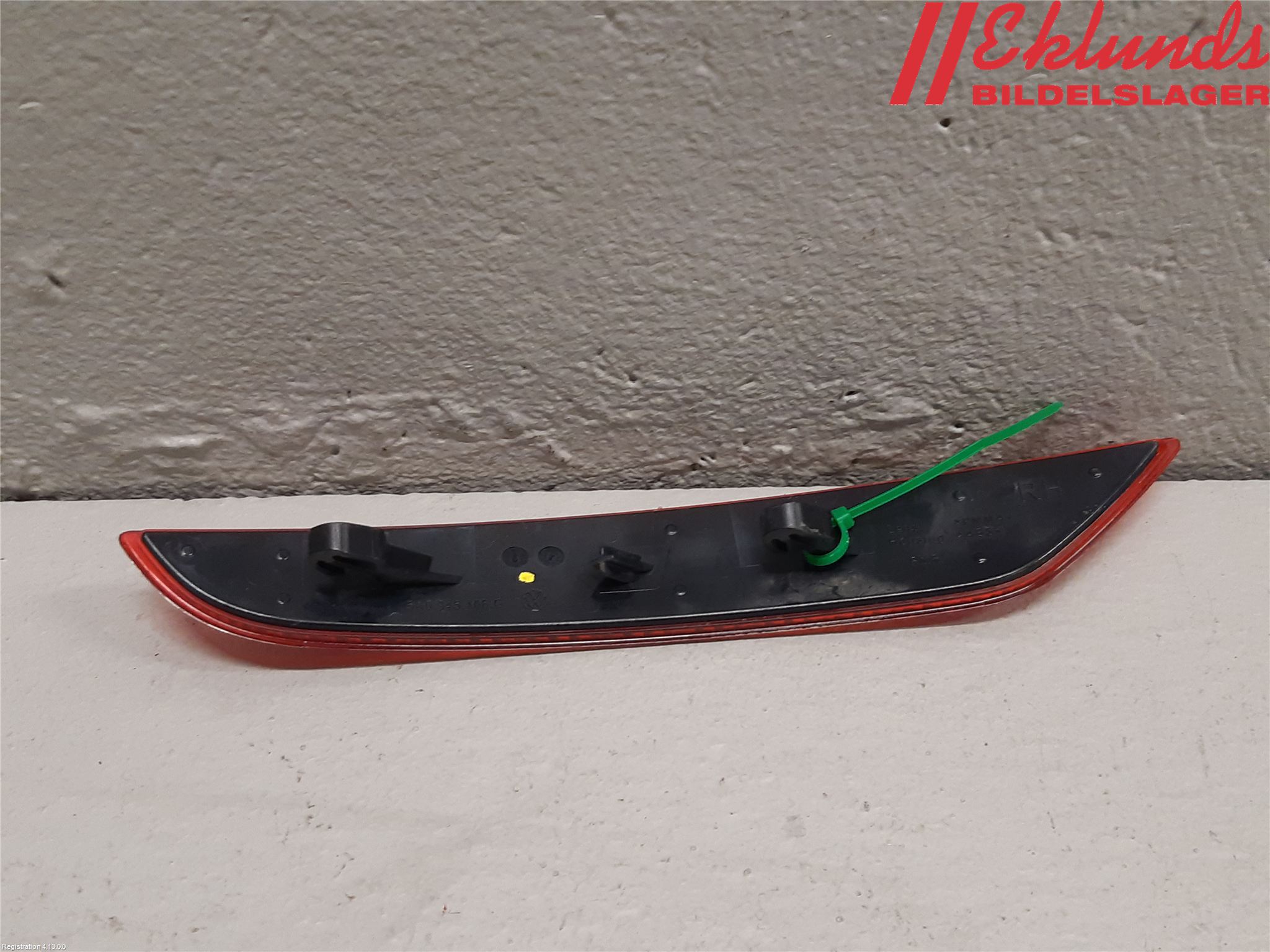 Volkswagen VW GOLF VI 09-13 Dimljus/Reflex Bak