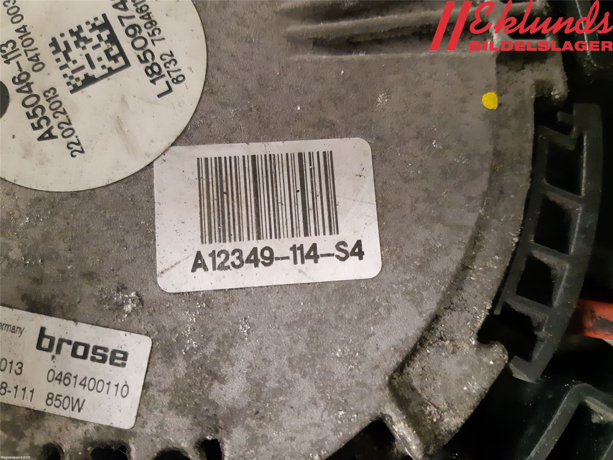 BMW 5 F10/F11/F18 09-17 Kylfläkt El