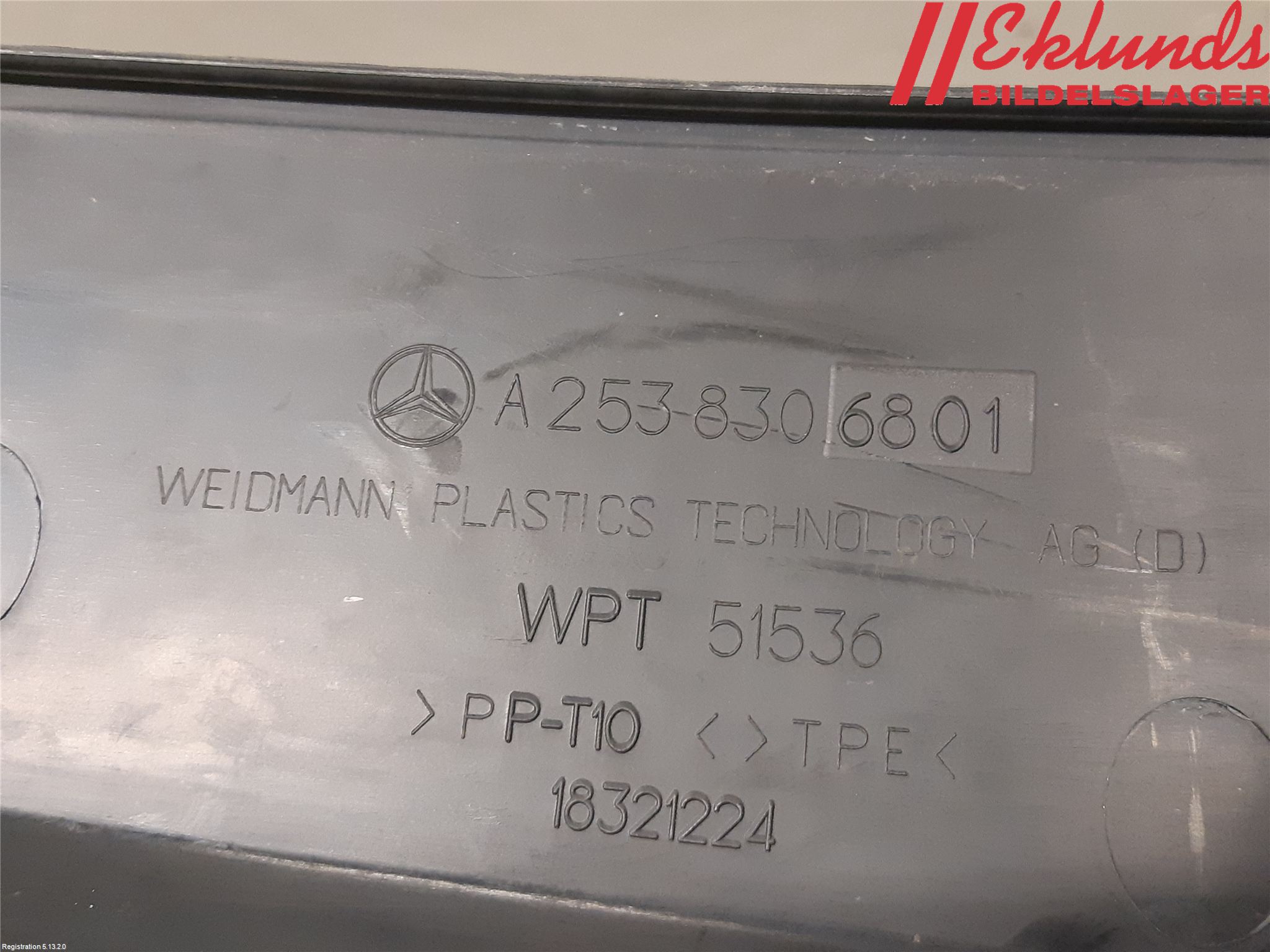Mercedes-Benz MB EQC (N293) 20- Torpedplåt-Torpedplast