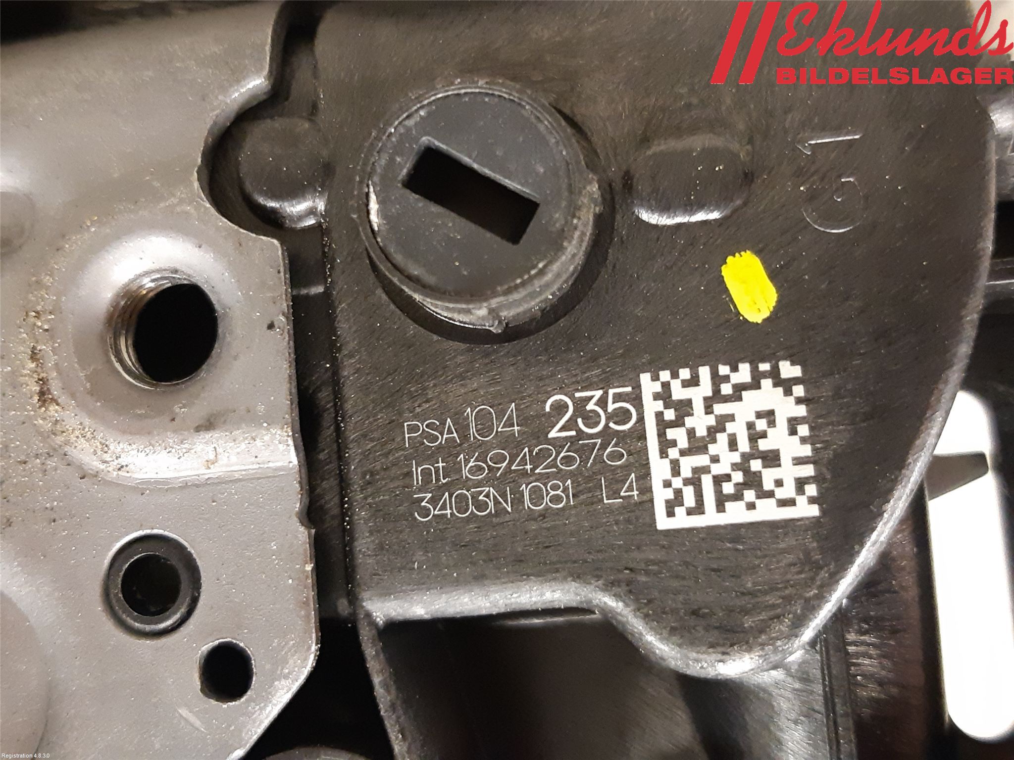 Peugeot 3008 17-24 Låskista-Dörrlås