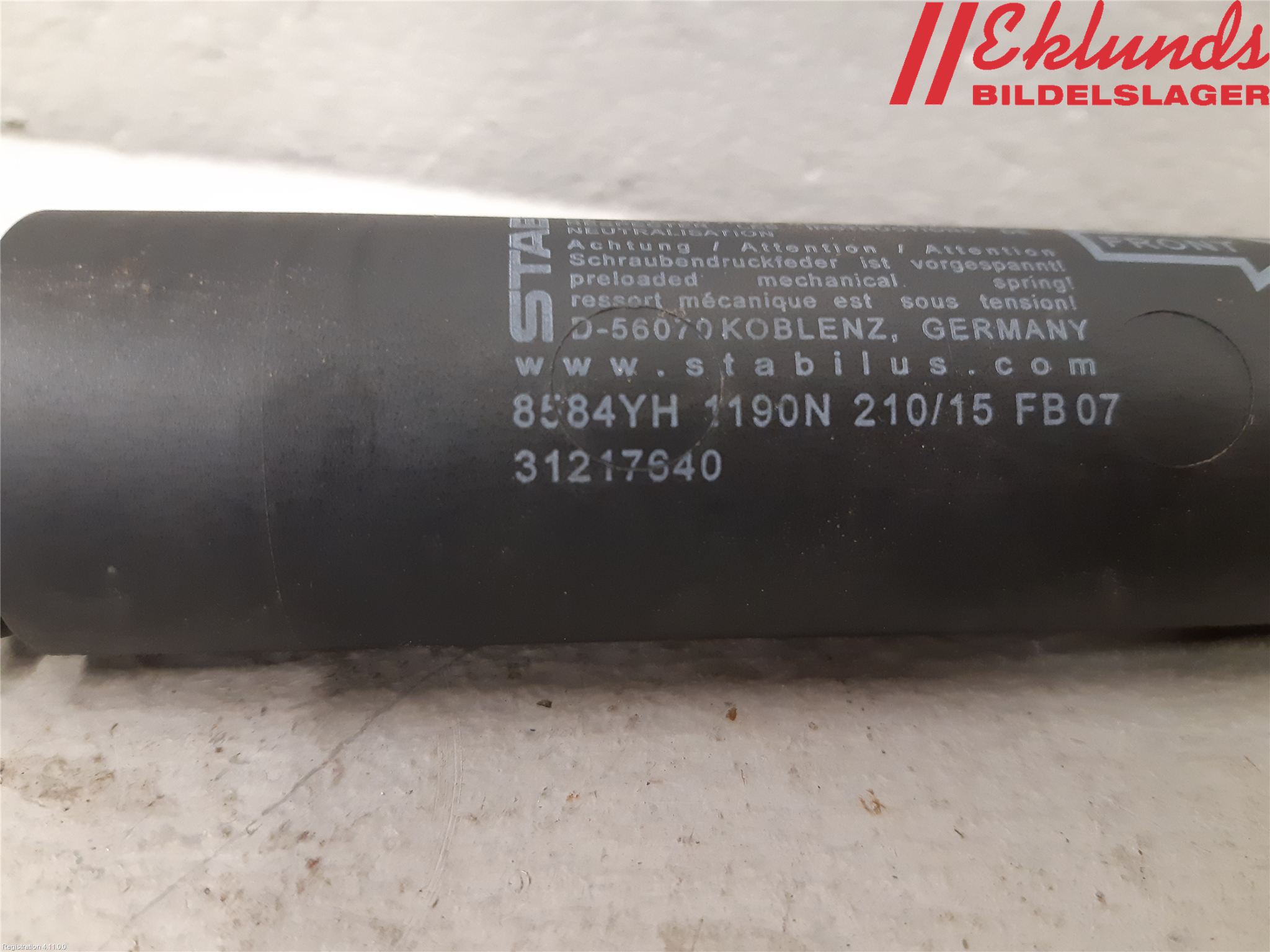 Volvo V70 14-16 Gasfjäder Baklucka