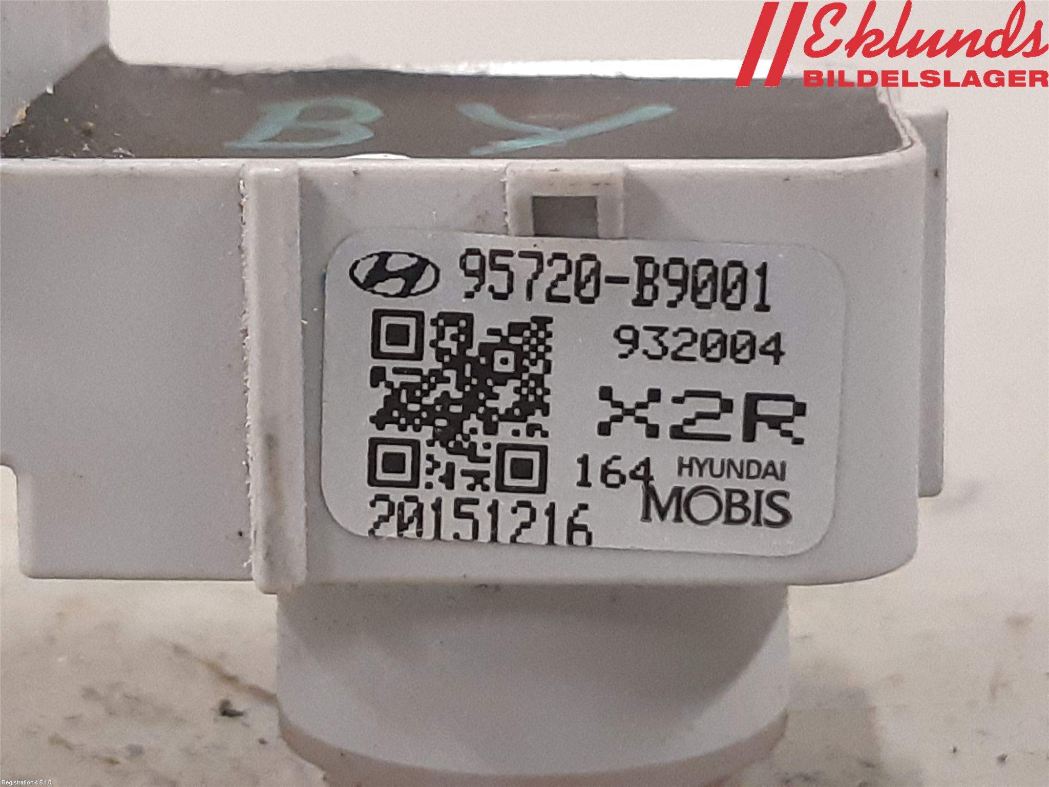 Hyundai i10 BA 14-16 Parkeringshjälp Backsensor