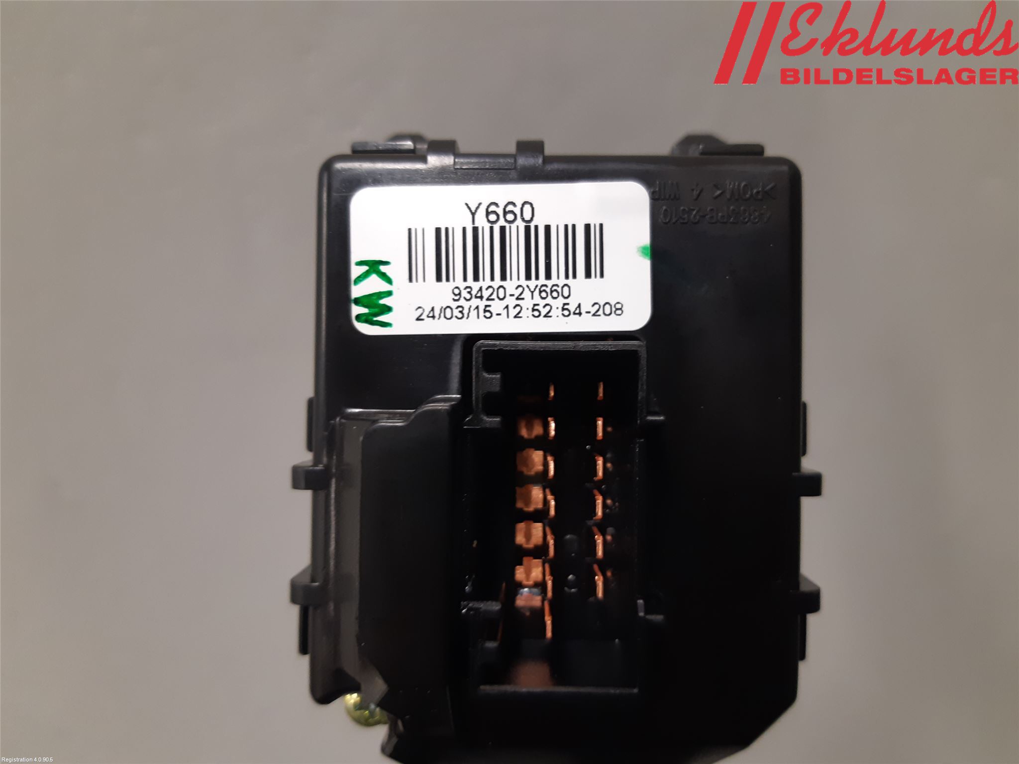 Kia SPORTAGE (SL) 11-15 Spak Torkar-Spolomk