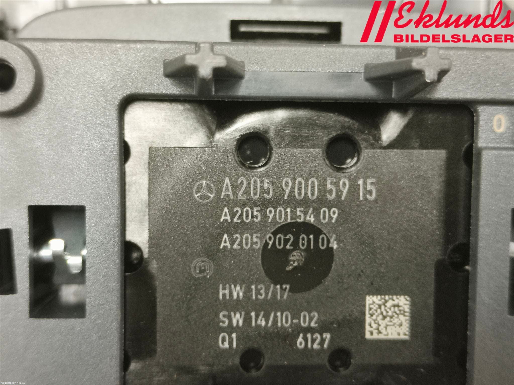 MB GLC-KLASS (X253/C253) 15-22 Strömställare Multifunktion