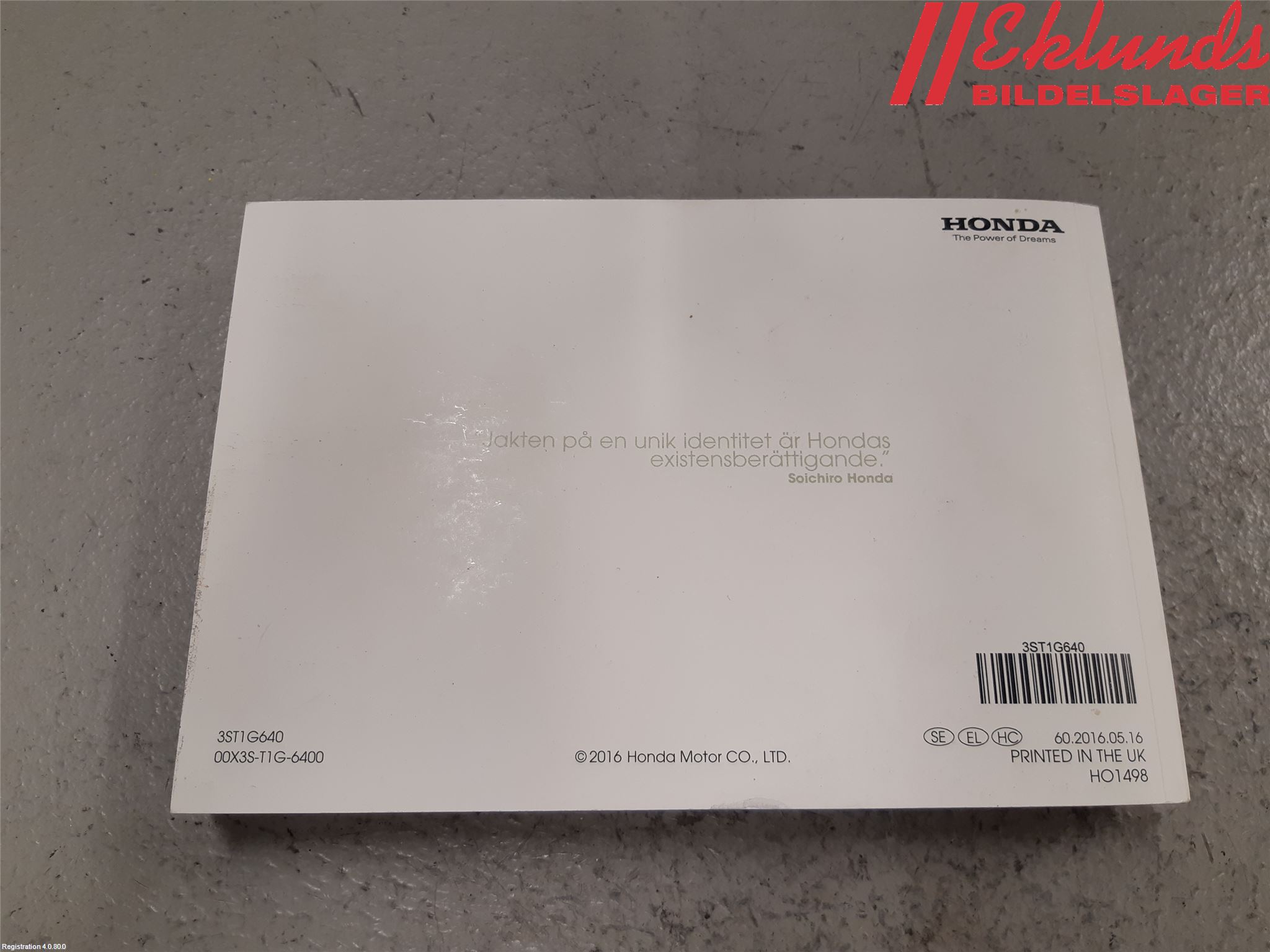 Honda CR-V 13-18 Instruktionsbok