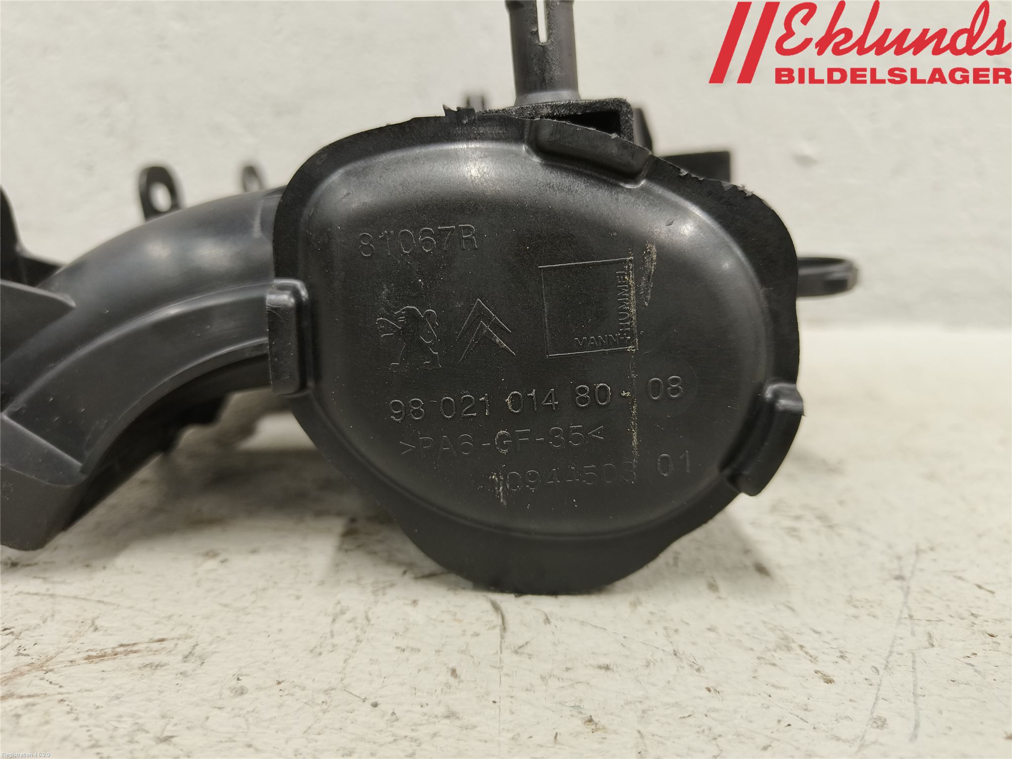 Peugeot 3008 17-24 Grenrör Insug