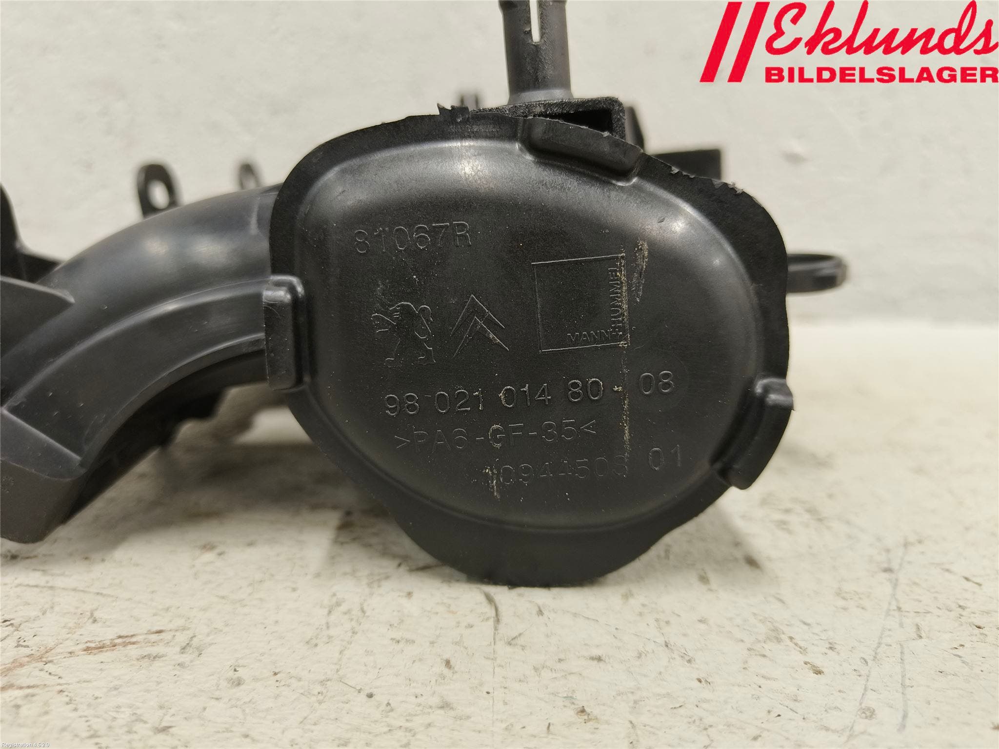 Peugeot 3008 17-24 Grenrör Insug