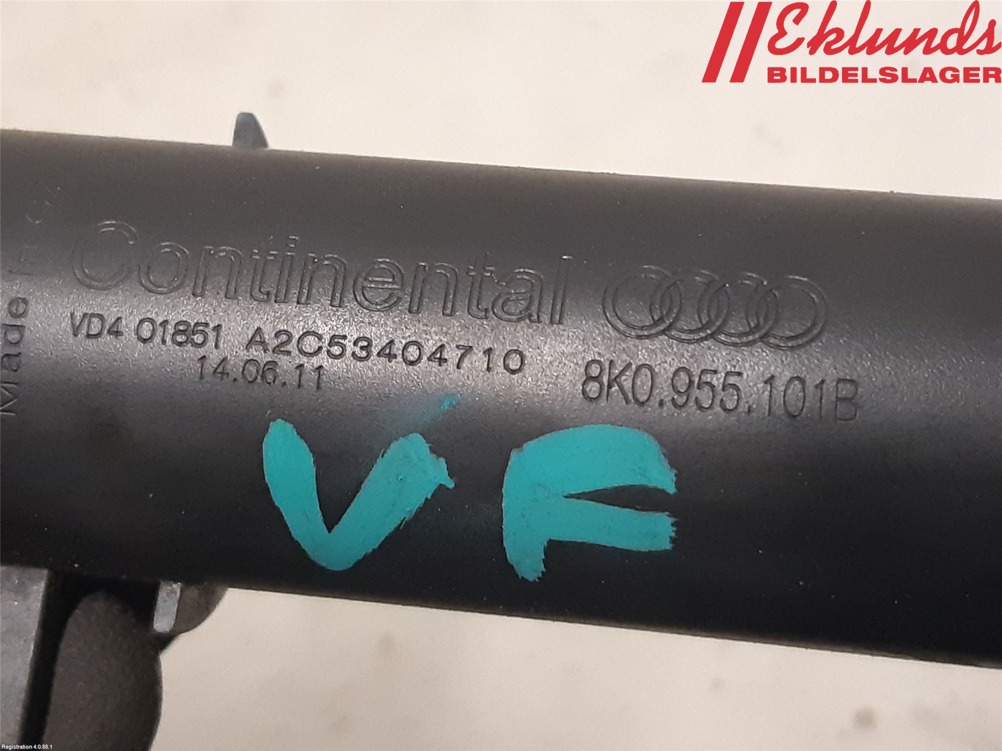 Audi A4/S4 08-11 Spolarmunstycke Strålkastare