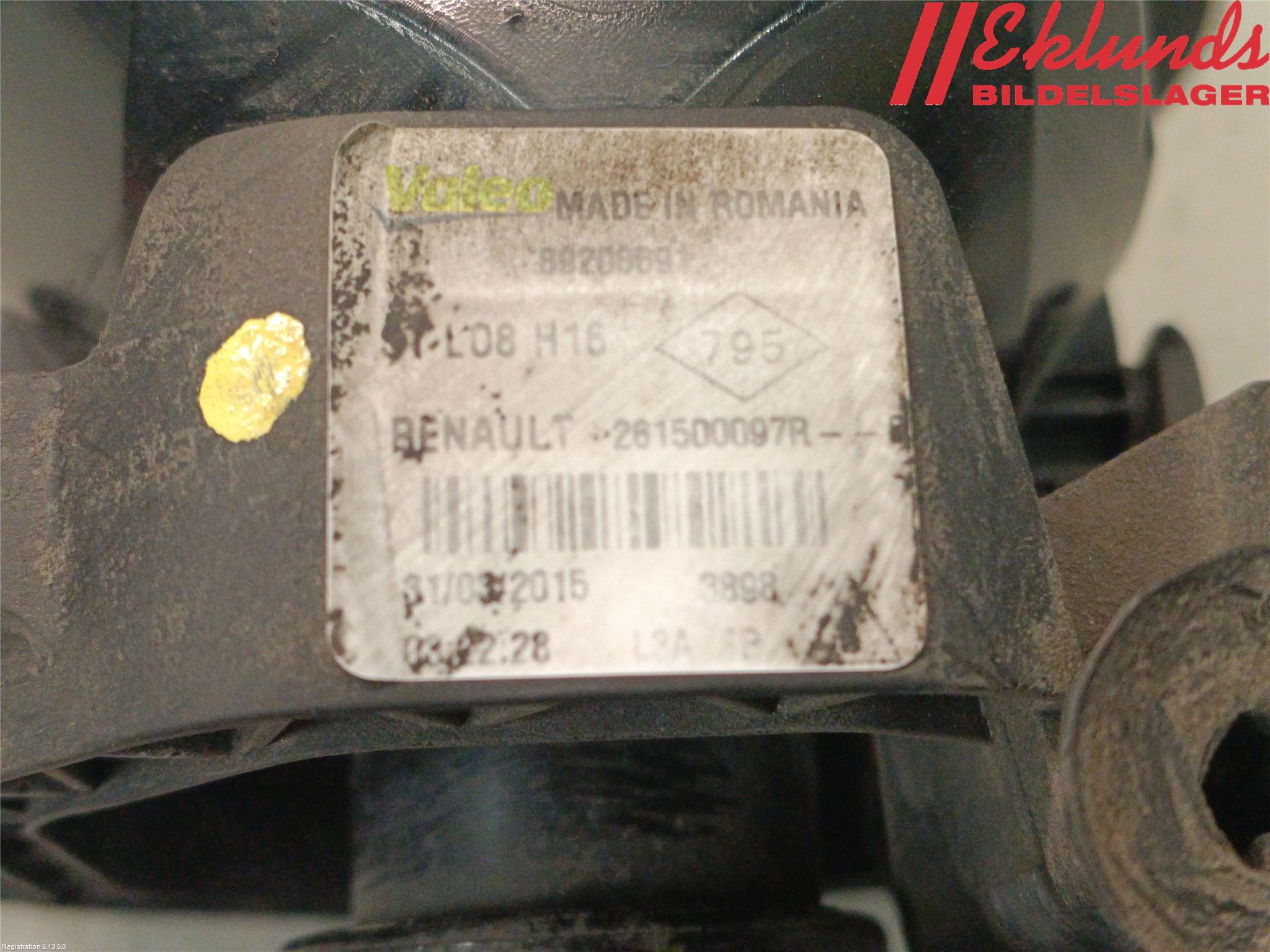 Renault CLIO IV 12-16 Dimljus-Varselljus Fram