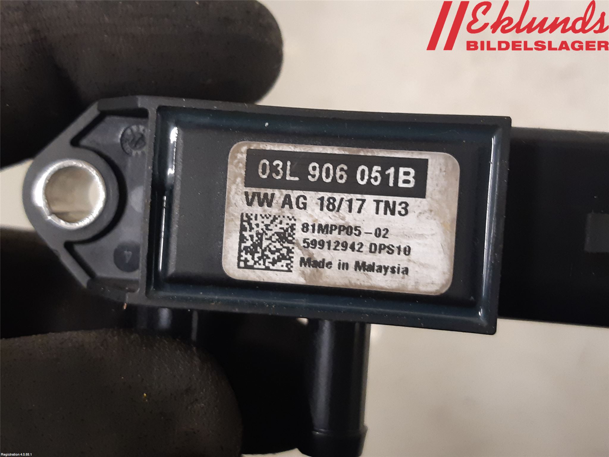 Volkswagen VW PASSAT 15-19 Givare Temp-Tryck Avgas