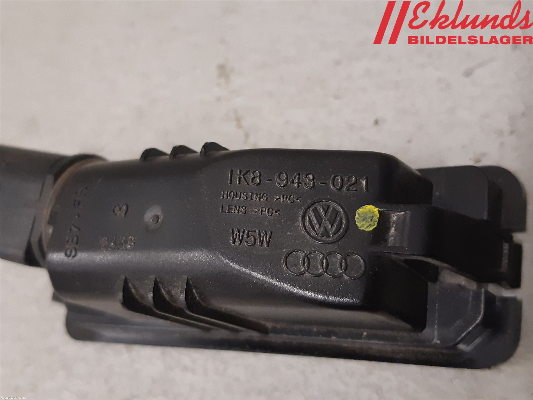 Volkswagen VW GOLF / E-GOLF VII 13-20 Skylt Belysning