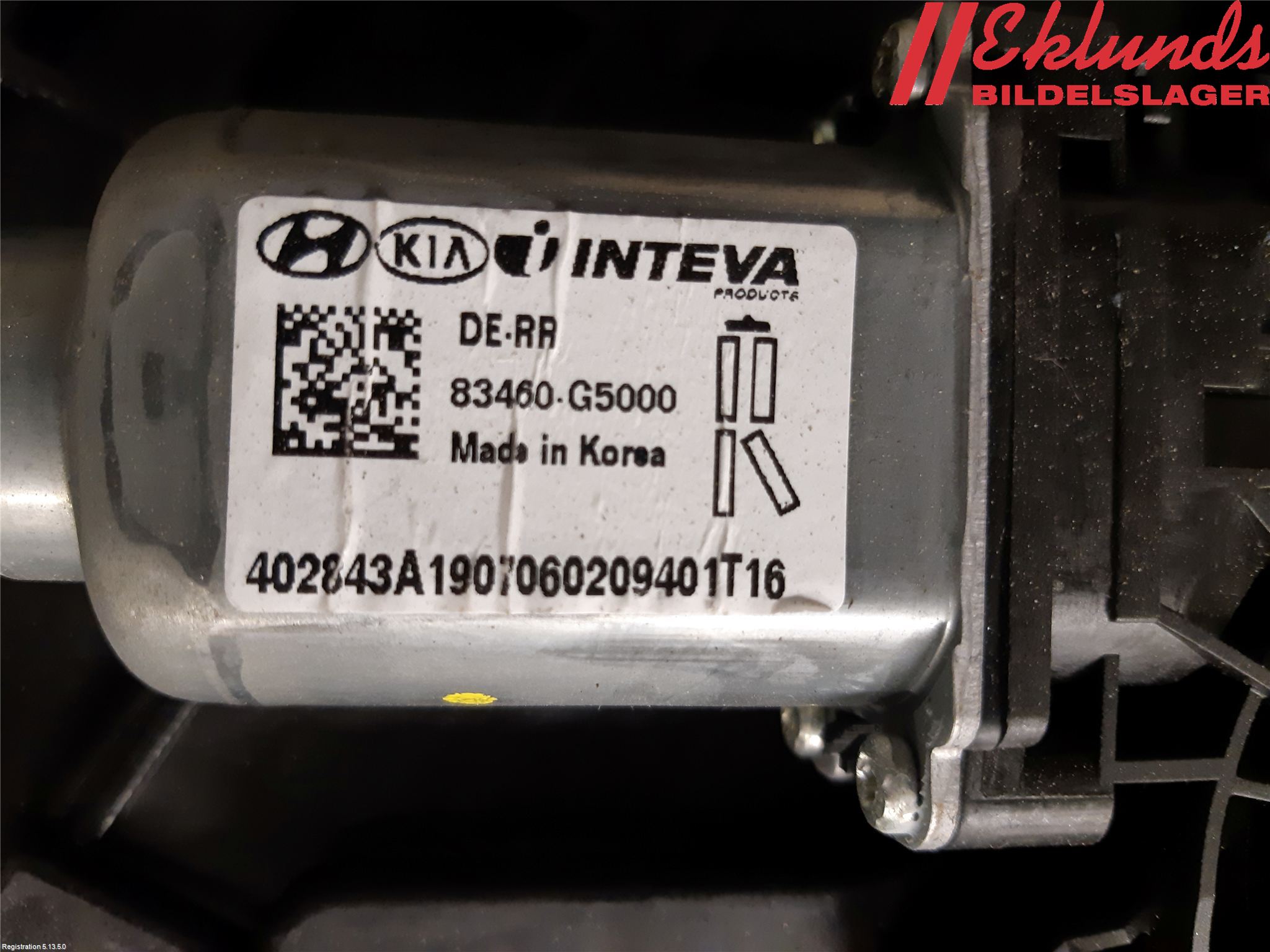 Kia NIRO (DE) 17-22 Fönsterhiss El Kompl