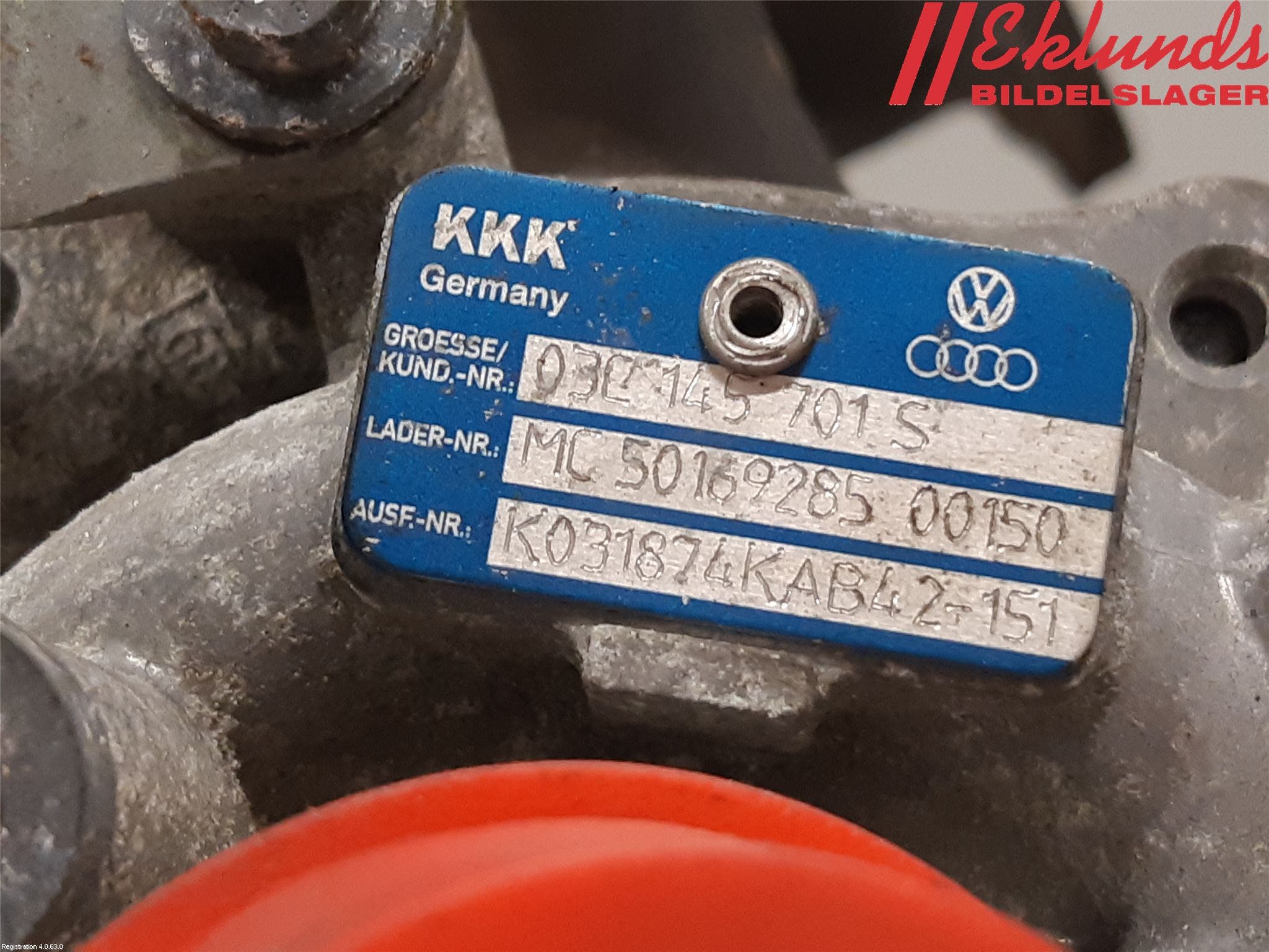 Volkswagen VW PASSAT 05-11 Turboaggregat