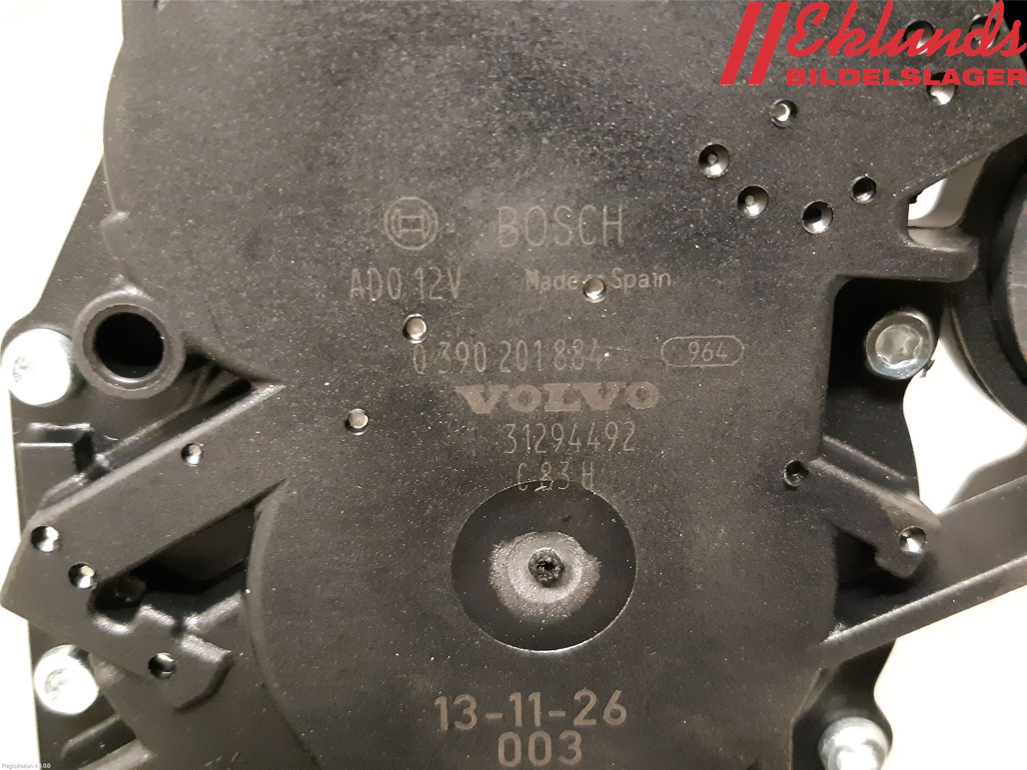 Volvo V40 CROSS COUNTRY 13-19 Torkarmotor Baklucka