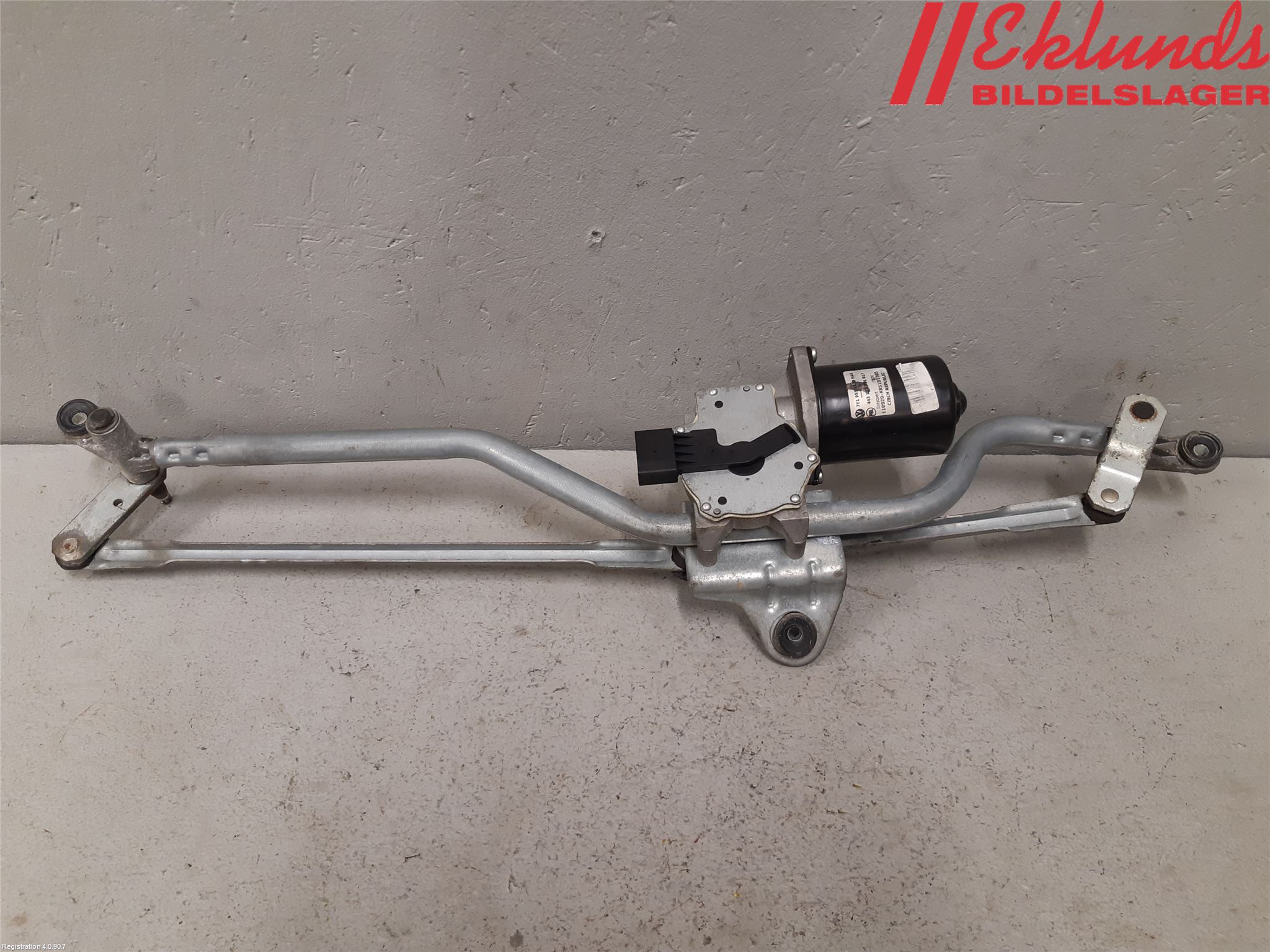 Volkswagen VW TRANSP/CARAVELLE (T5) 04-15 Torkarmotor Vindruta
