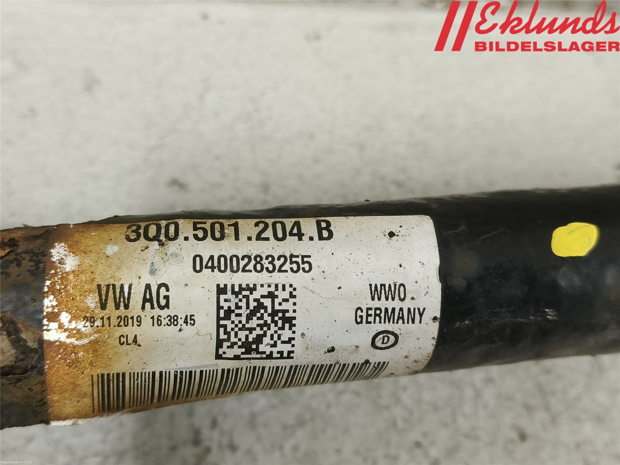 Volkswagen VW TIGUAN ALLSPACE 18- Drivaxel Bak Höger