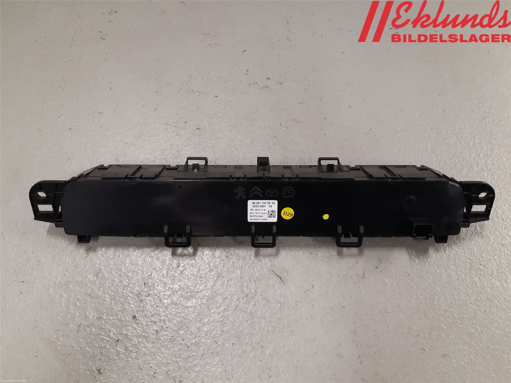 Peugeot EXPERT/E-EXPERT 17- Ac Styrenhet Ac Manöveren