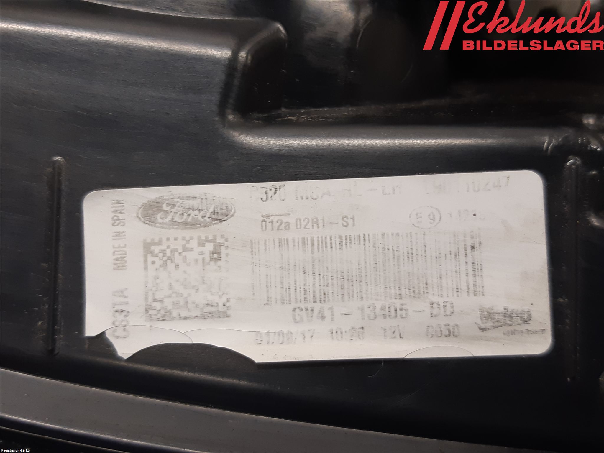 Ford KUGA 17-19 Bakljus Vänster