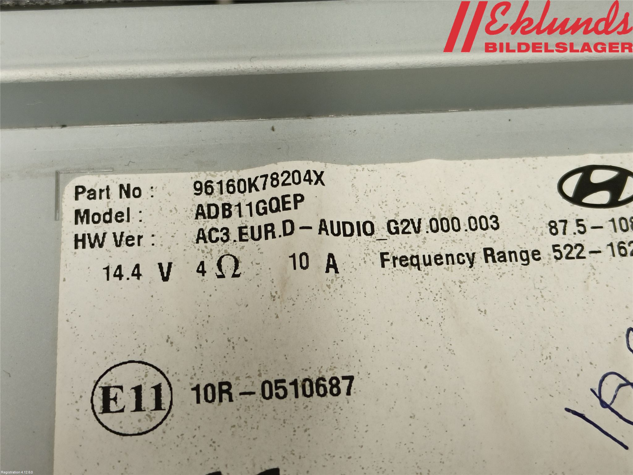 Hyundai i10 LA 20- Multifunktionsdisplay