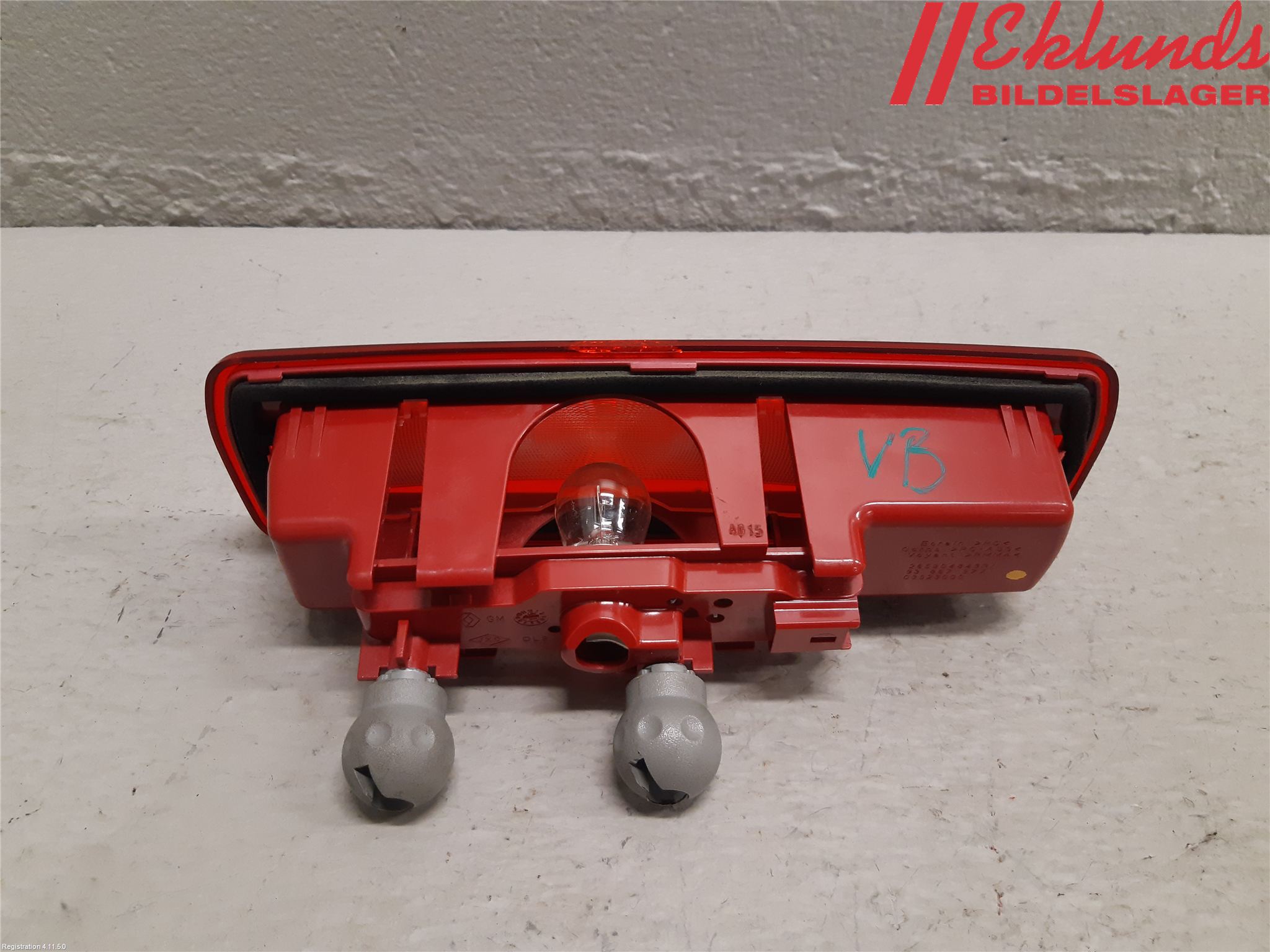 Renault TRAFIC/E-TECH 15- Bromsljus Bakruta