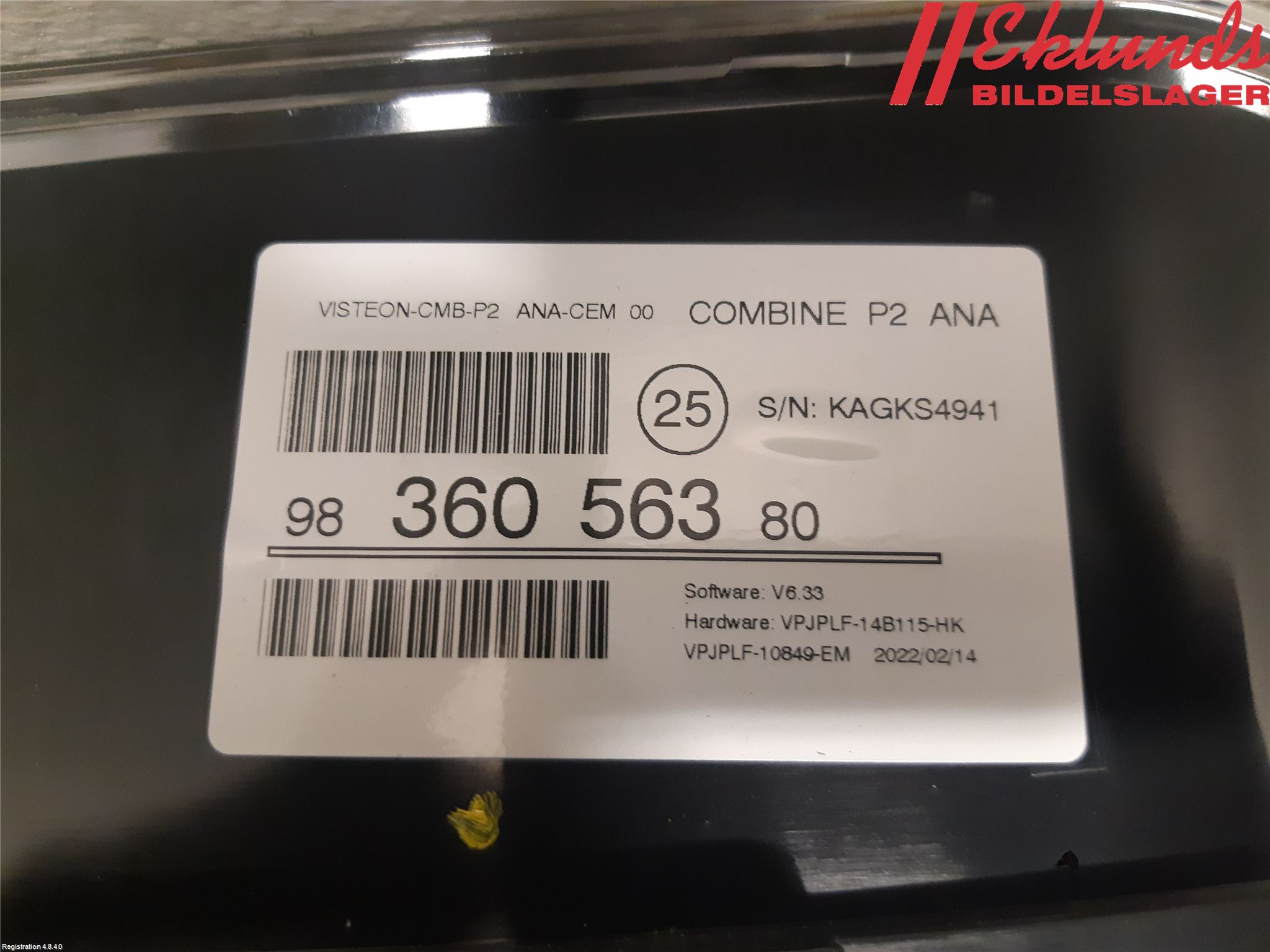 Peugeot 208/E-208 20- Instrument Komb