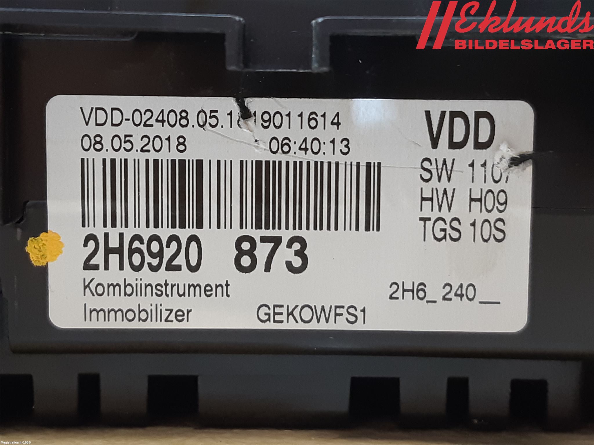 Volkswagen VW AMAROK 2H 10-22 Instrument Komb