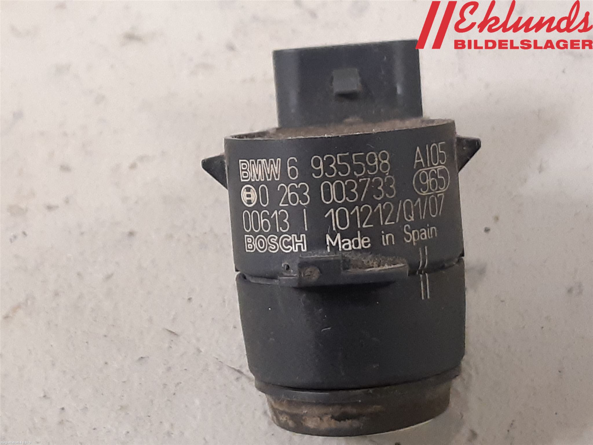 BMW 3 E90/91 SED/TOU 05-12 Parkeringshjälp Backsensor