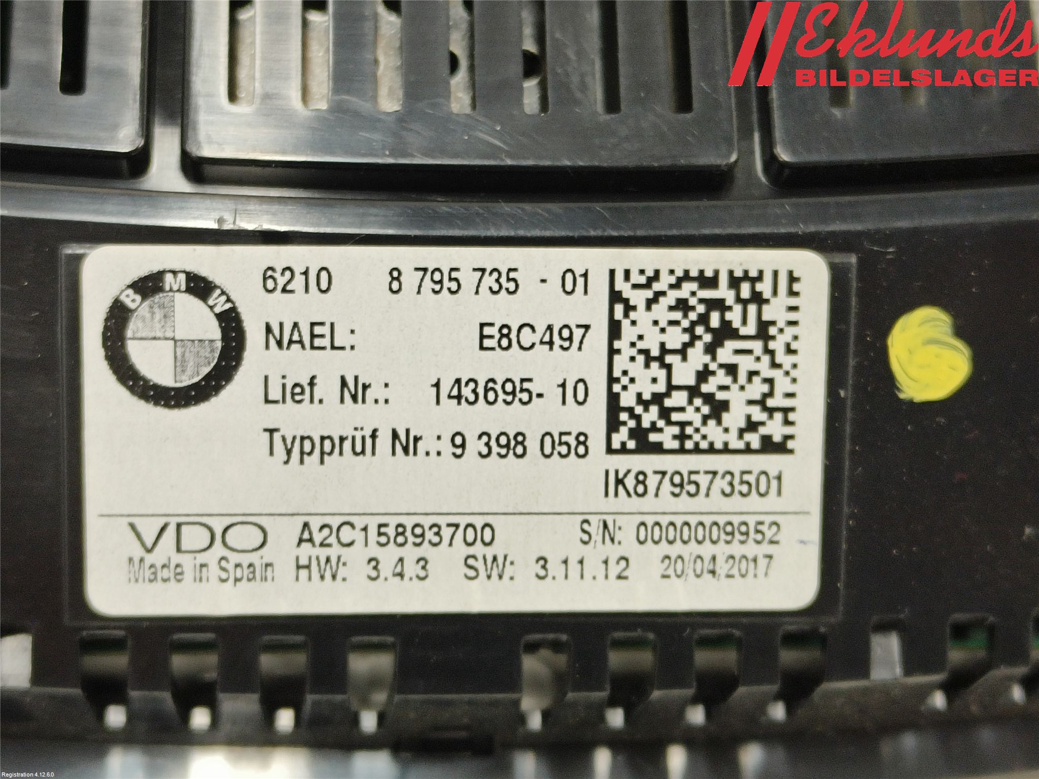 BMW 5 G30/G31/F90 17-23 Instrument Komb