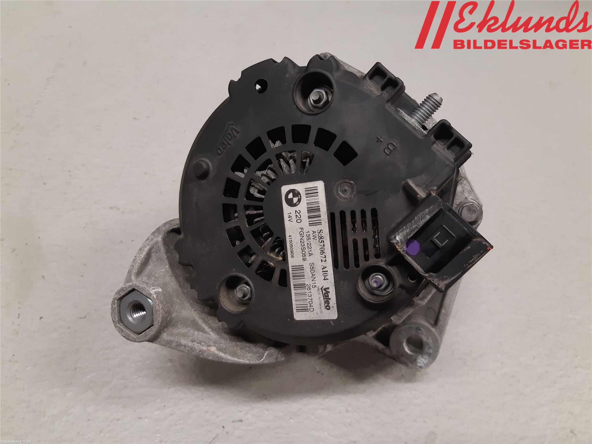 BMW X4 F26 14-18 Generator