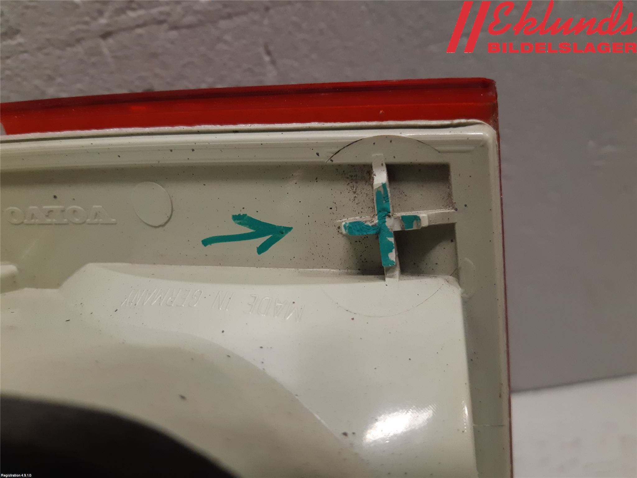 Volvo V70 08-13 Bakljus Lucka Vä