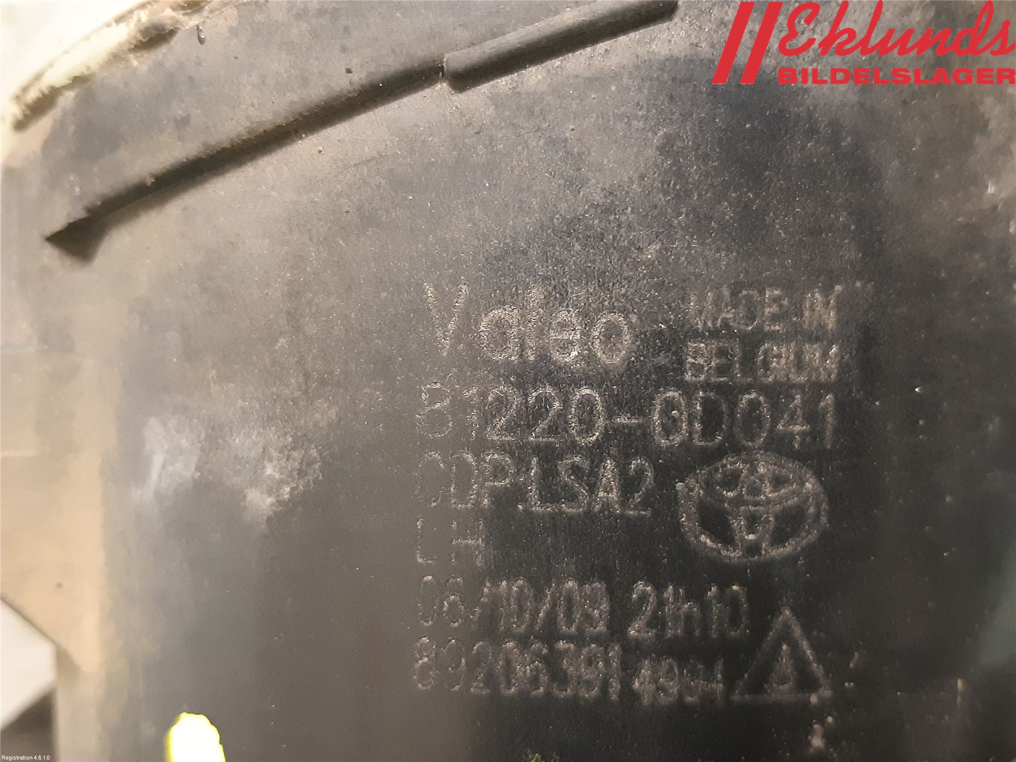 Toyota AVENSIS 09-15 Dimljus-Varselljus Fram