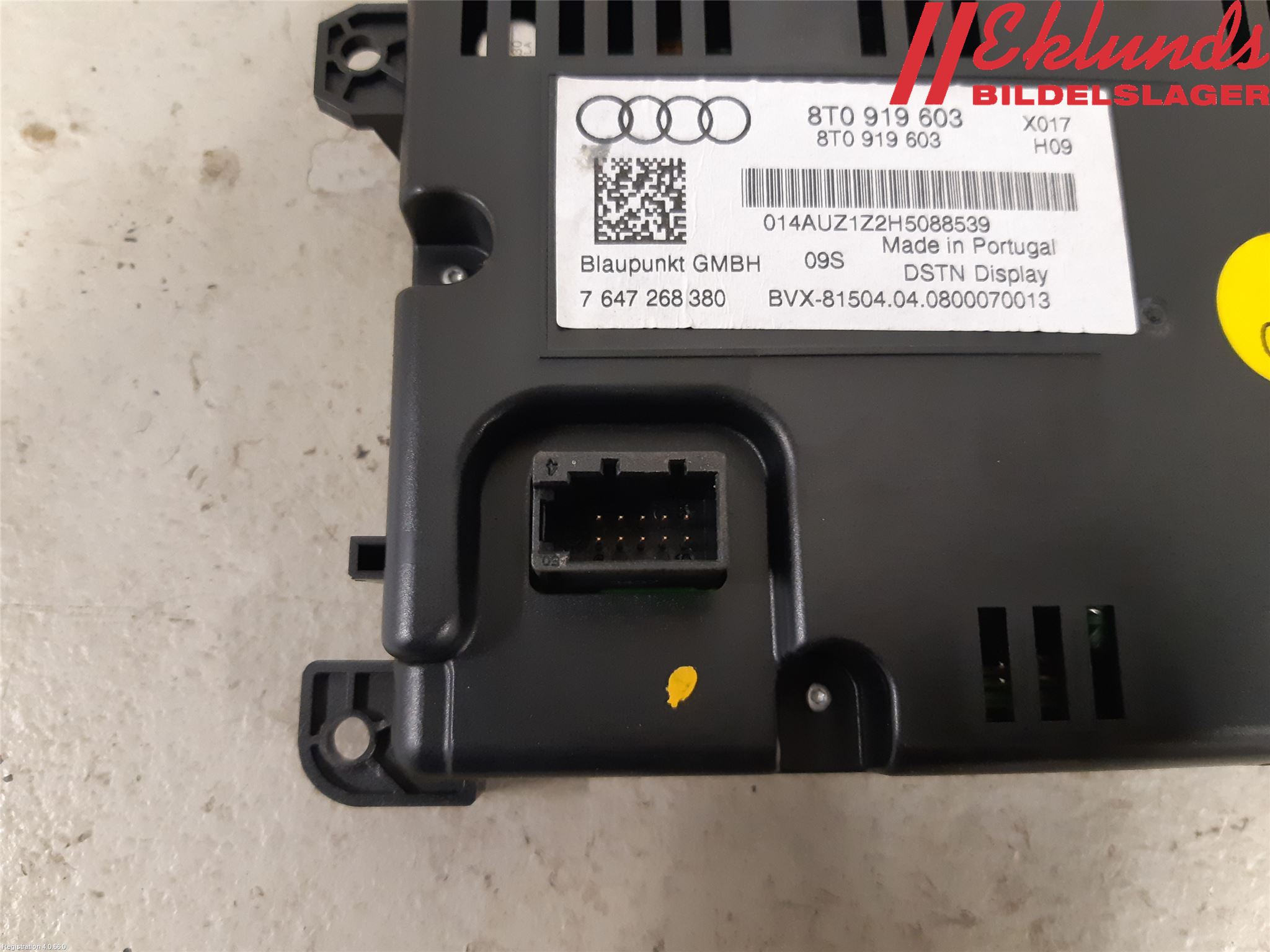 Audi A4/S4 08-11 Multifunktionsdisplay