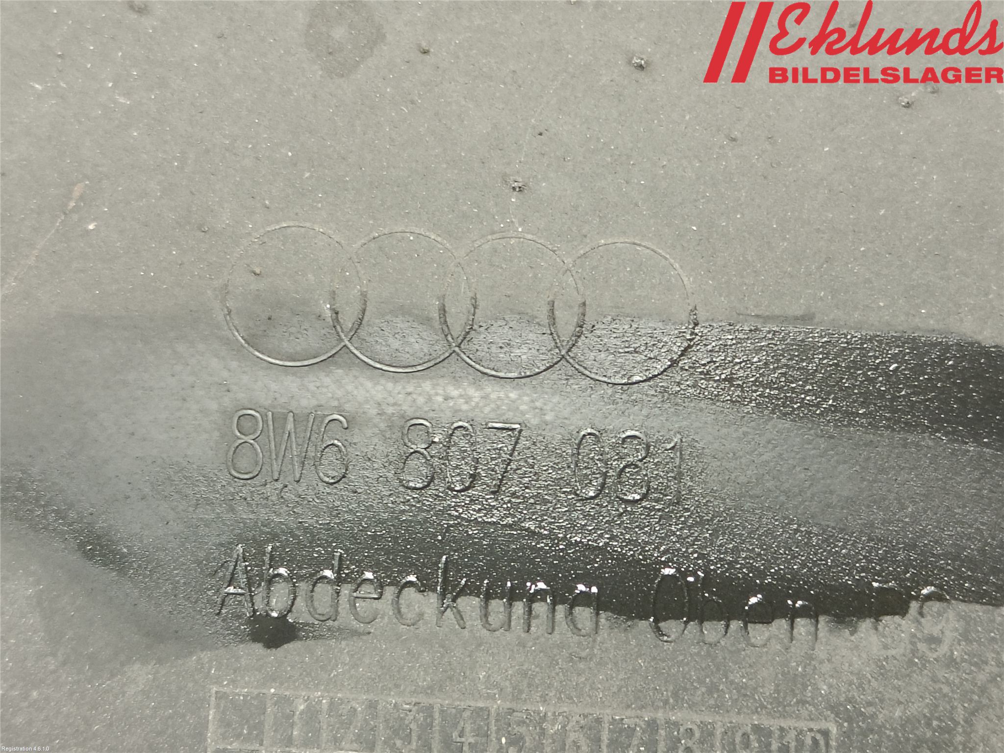 Audi A5 17- Frontplåt