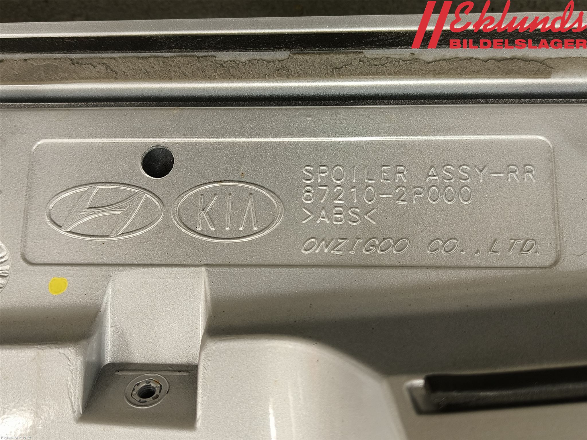 Kia SORENTO 10-14 Spoiler Baklucka