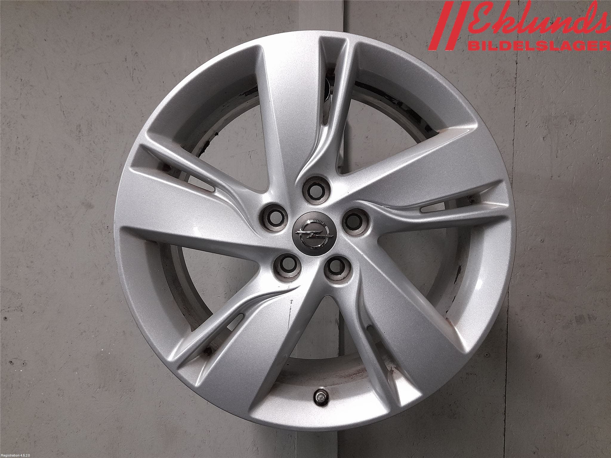 Opel ASTRA J 10-15 Fälgsats Aluminium