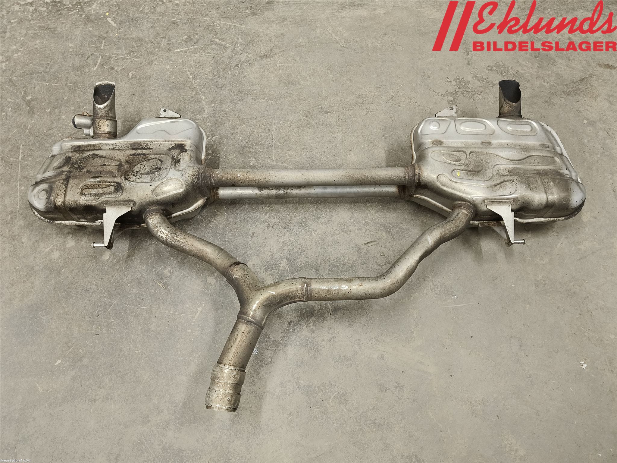 Audi A6 F2/C8 19- Avgas Bakre Dämpare