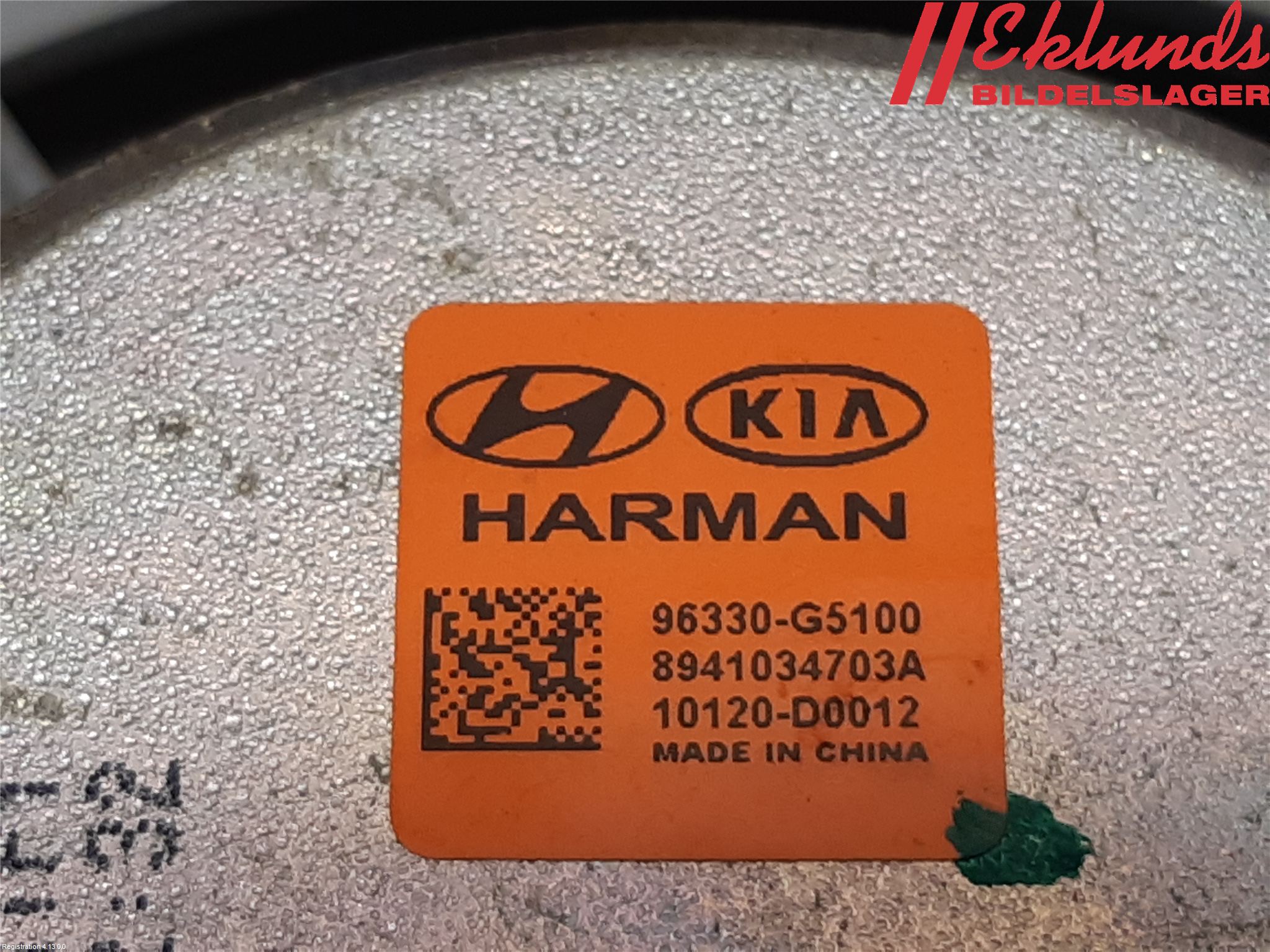 Kia NIRO (DE) 17-22 Högtalare