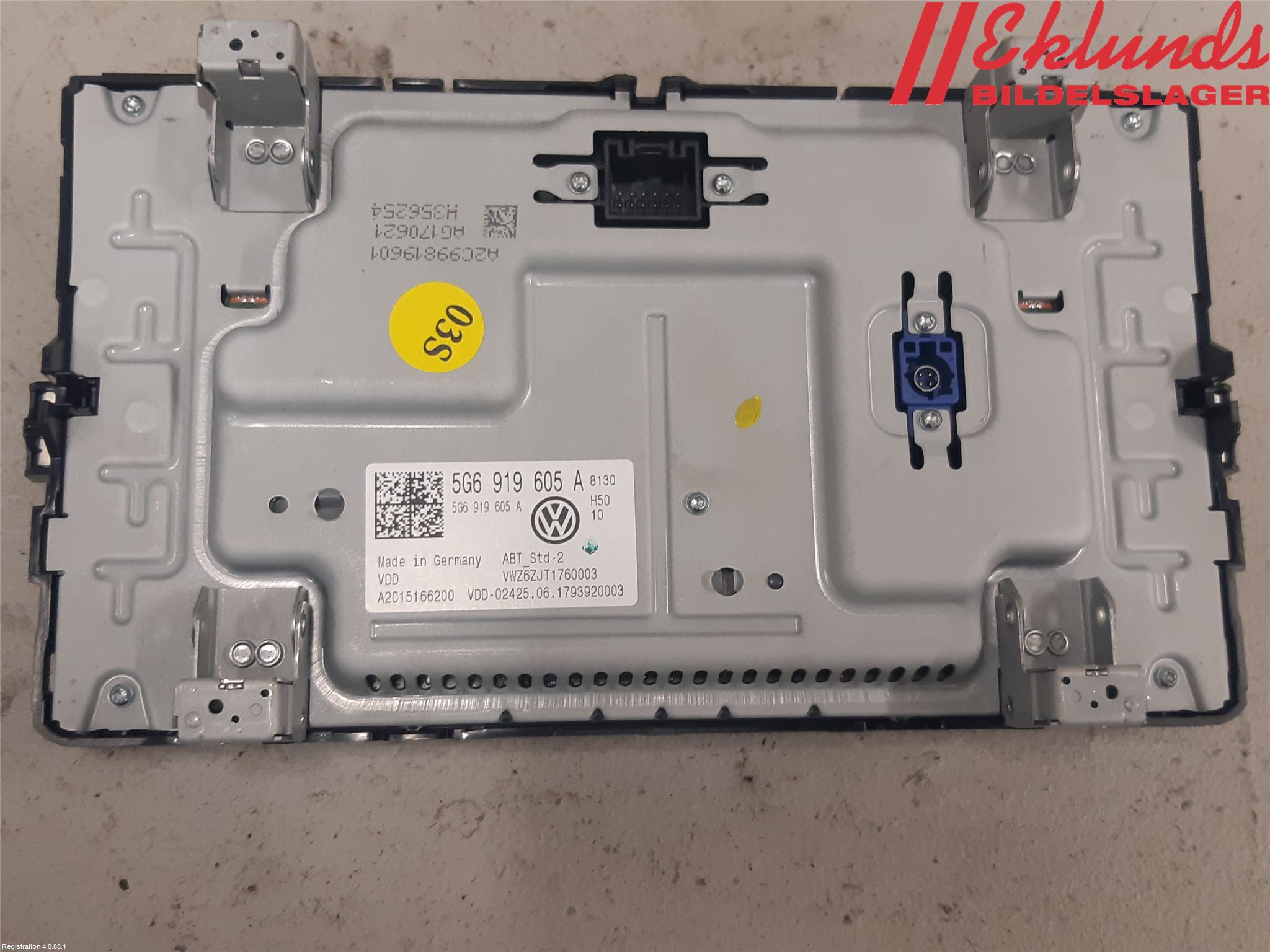 Volkswagen VW PASSAT 15-19 Cd Radio - Multimediapanel