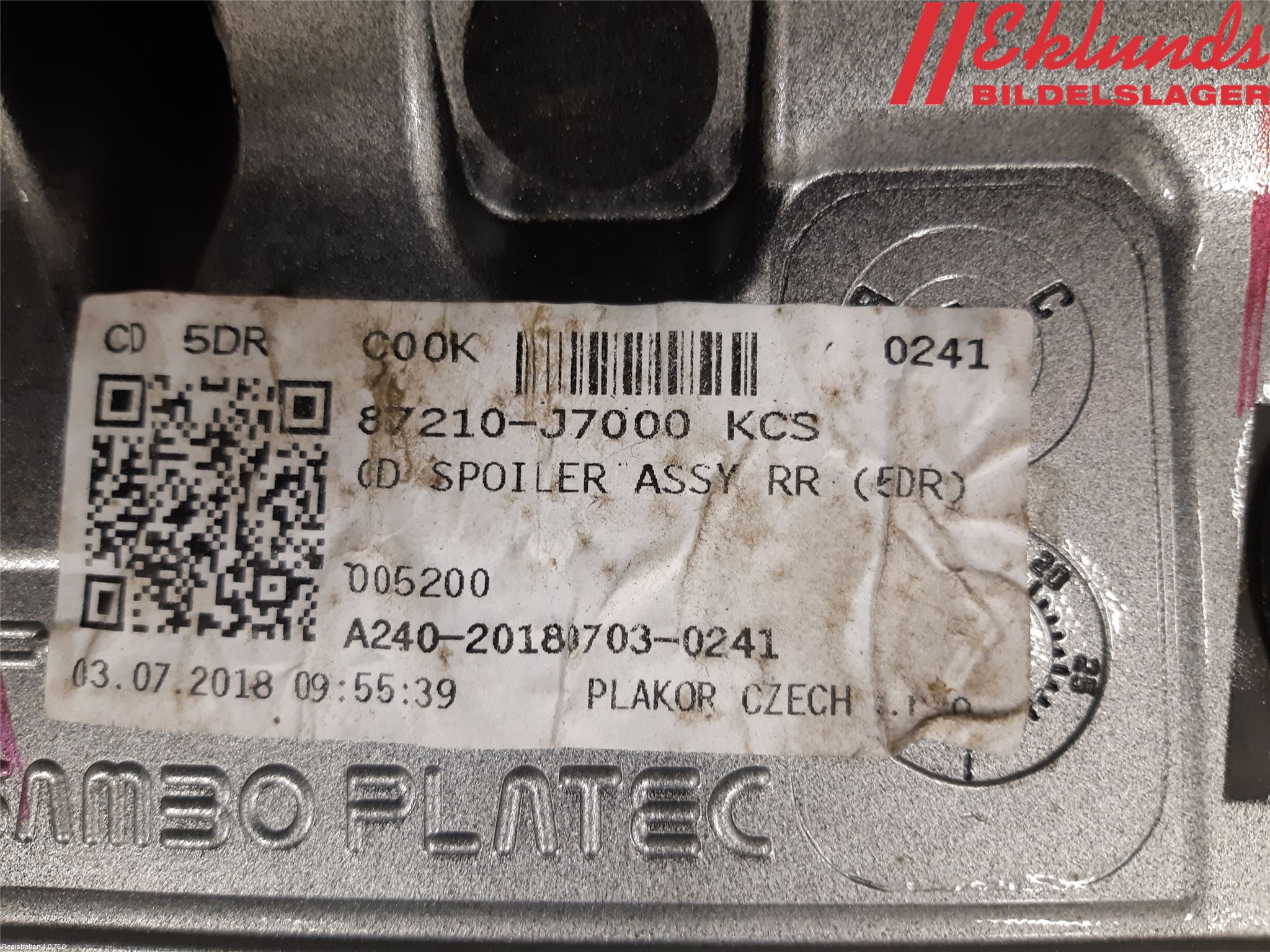 Kia CEED/CEED SW 19- Spoiler Baklucka