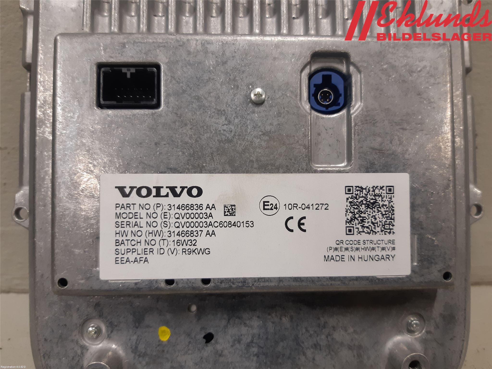 Volvo V90 17->> Multifunktionsdisplay