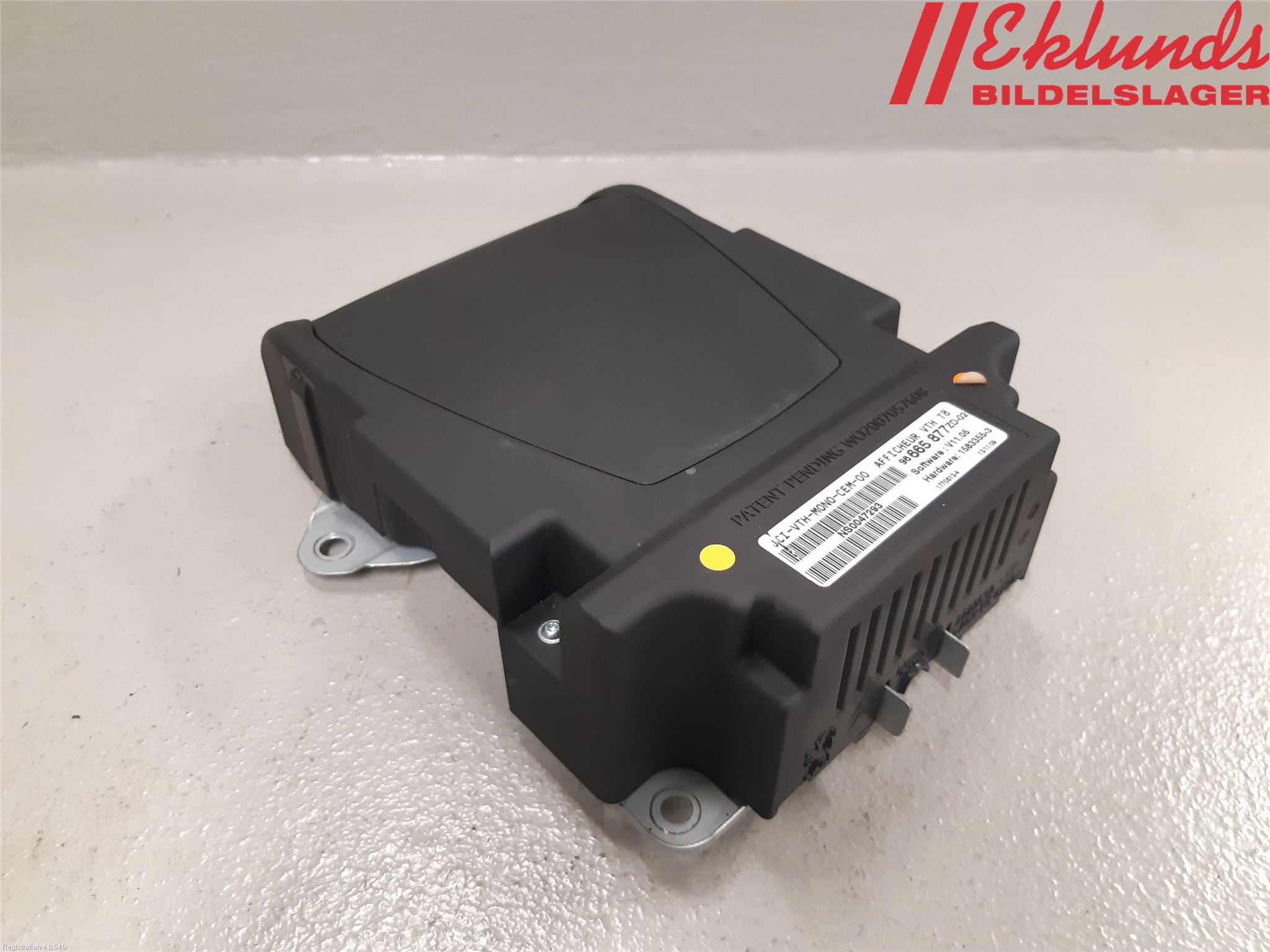 Peugeot 3008 09-16 Kontrolldisplay