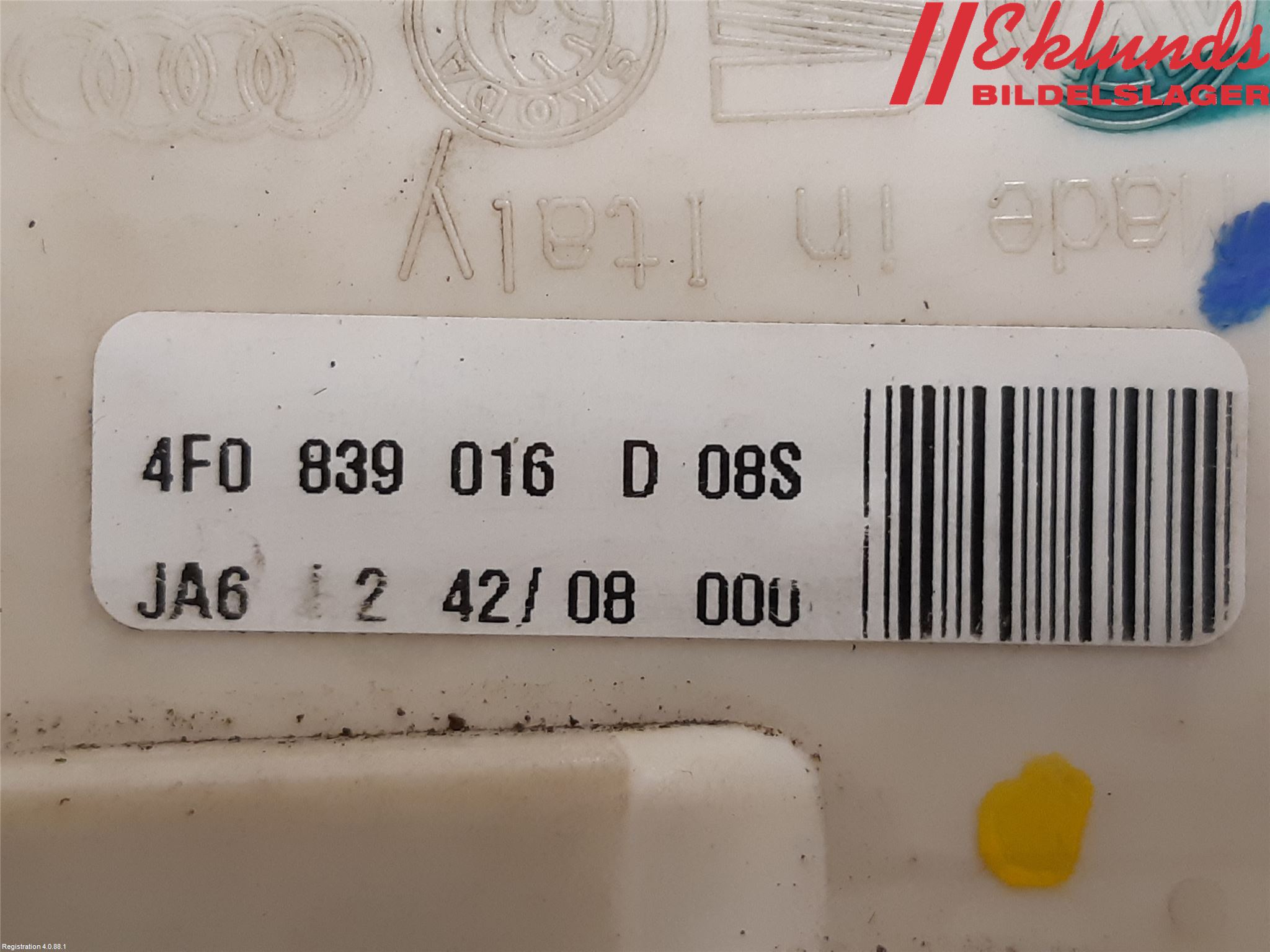 Audi A6/S6     05-11 Låskista-Dörrlås