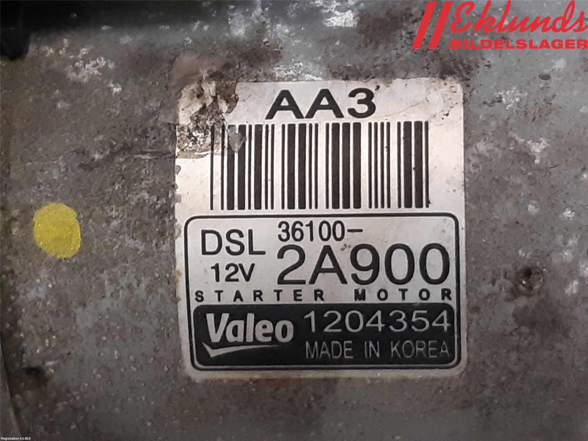 Kia SOUL 09- Startmotor Diesel