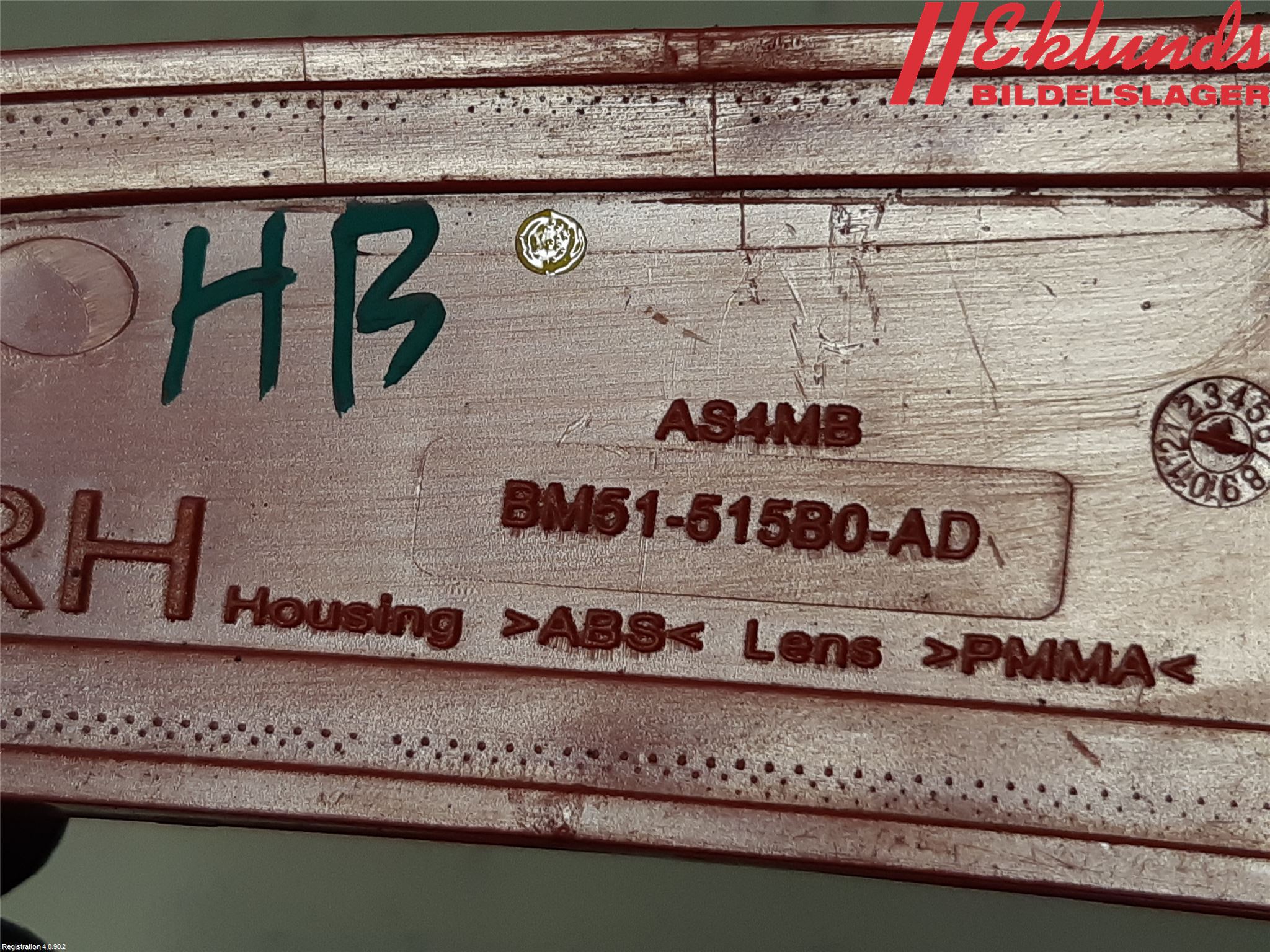 Ford FOCUS 11-14 Dimljus/Reflex Bak