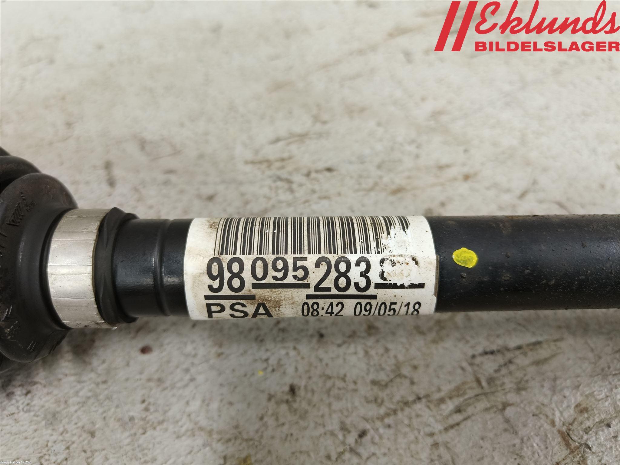 Peugeot 3008 17-24 Drivaxel Fram Höger