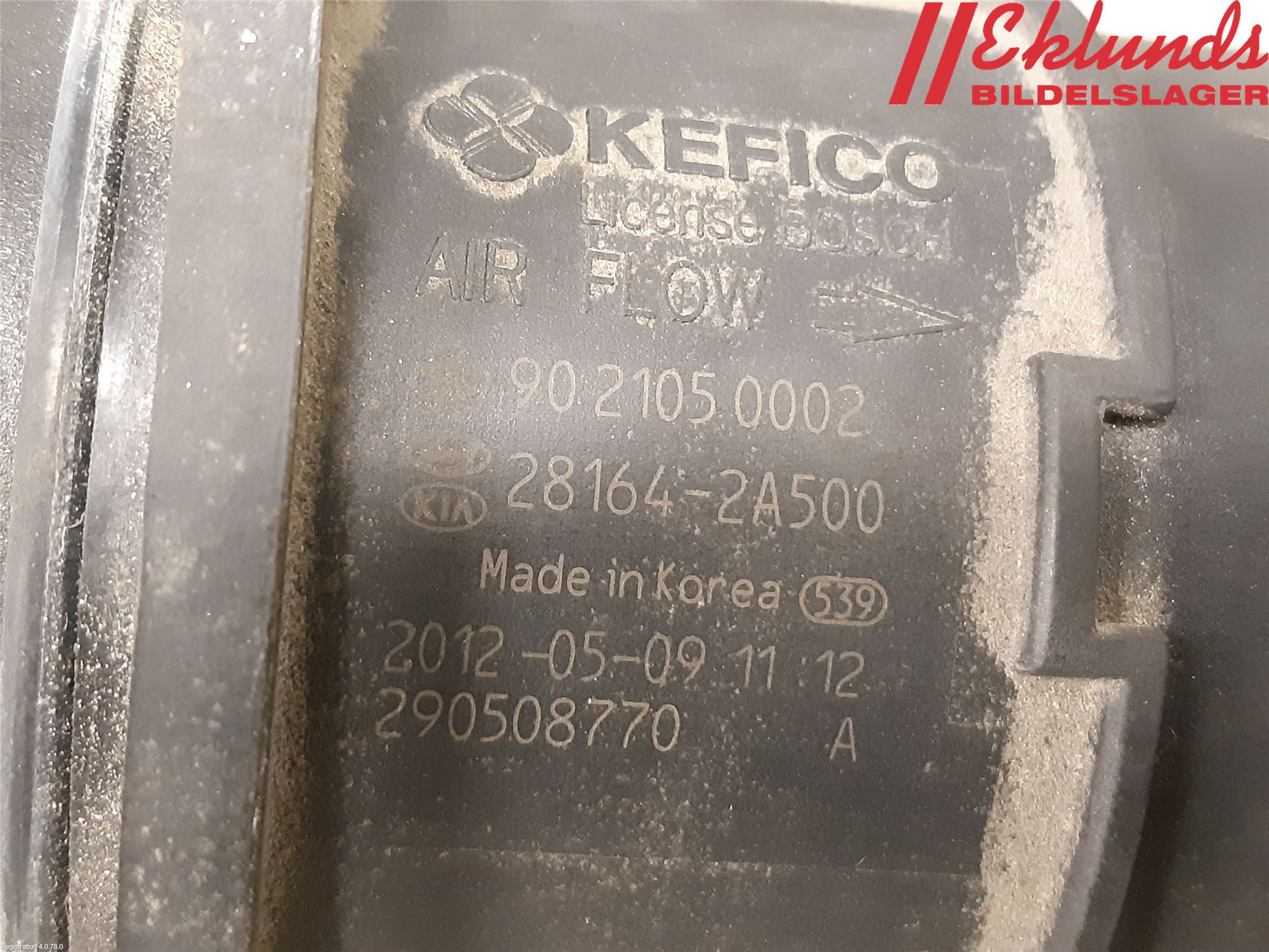 Hyundai i30 GD 13-17 Injluftmassamätare