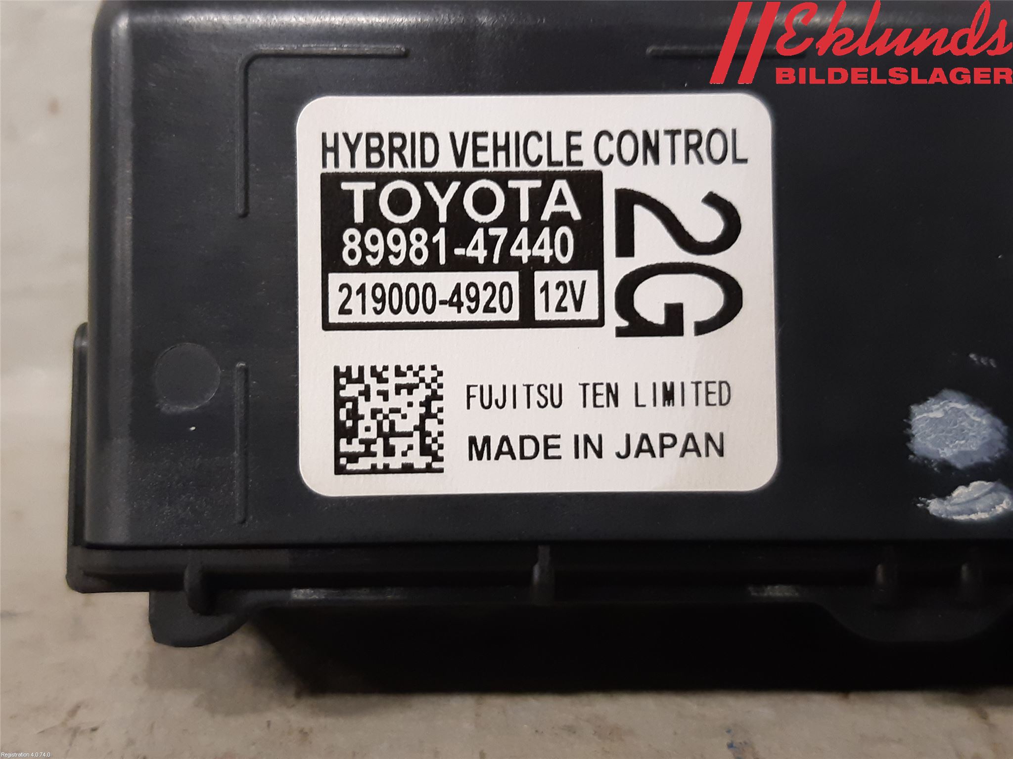 Toyota PRIUS (ZVW50) 16-21 Styrenhet Övrigt