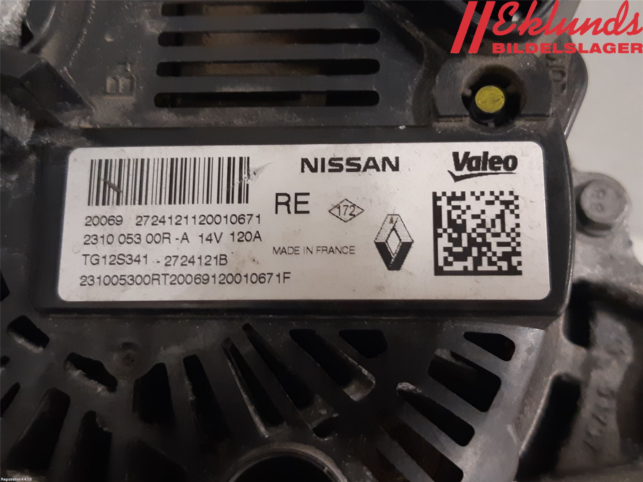 Dacia SANDERO/STEPWAY 13-20 Generator