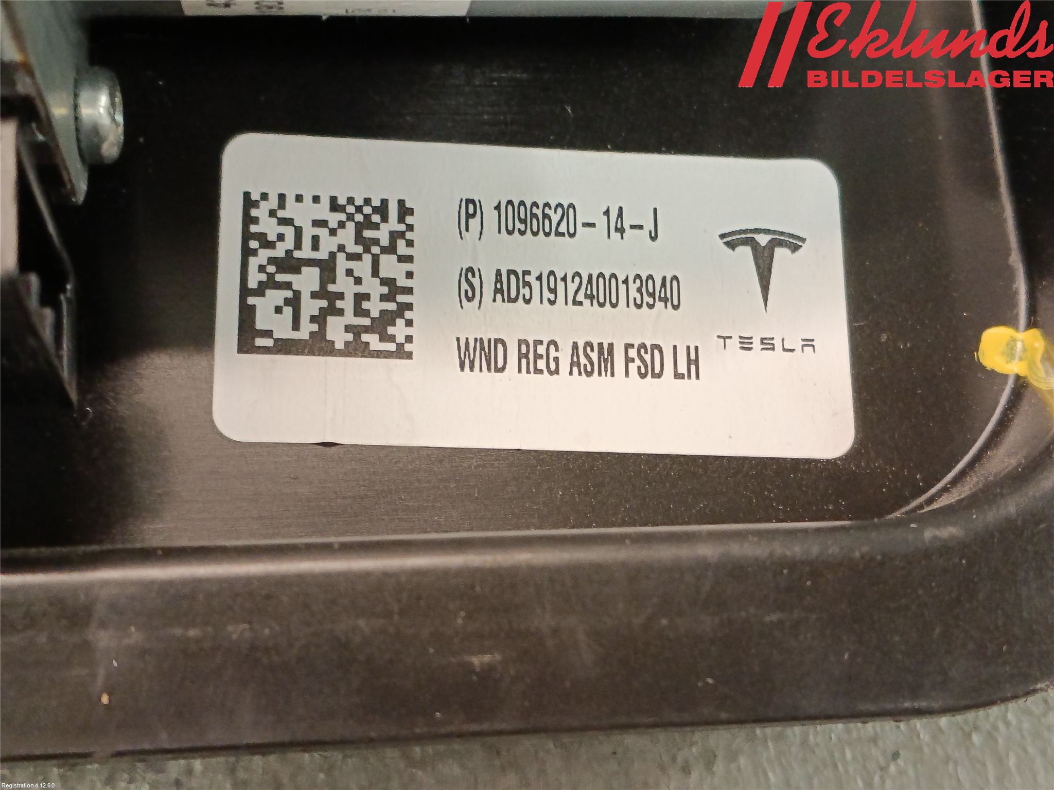 Tesla MODEL 3 17- Fönsterhiss El Kompl