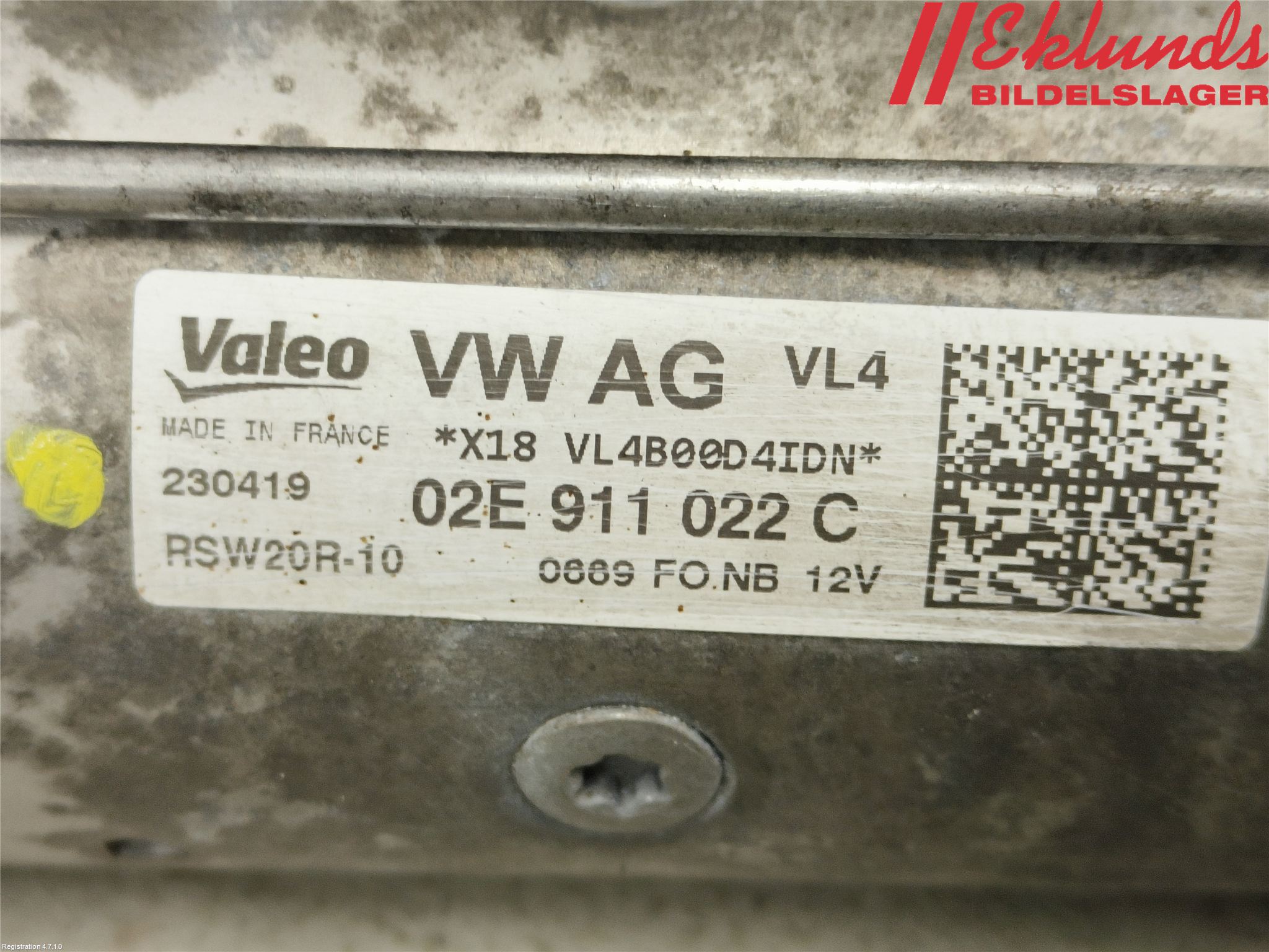 Skoda KODIAQ 17-24 Startmotor Diesel